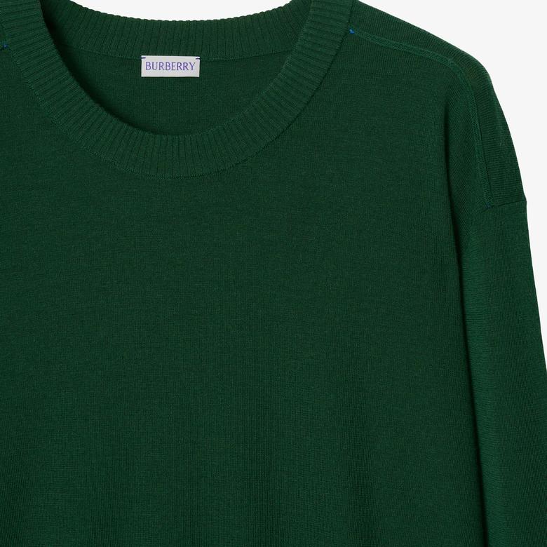 Burberry Erkek Yeşil Triko