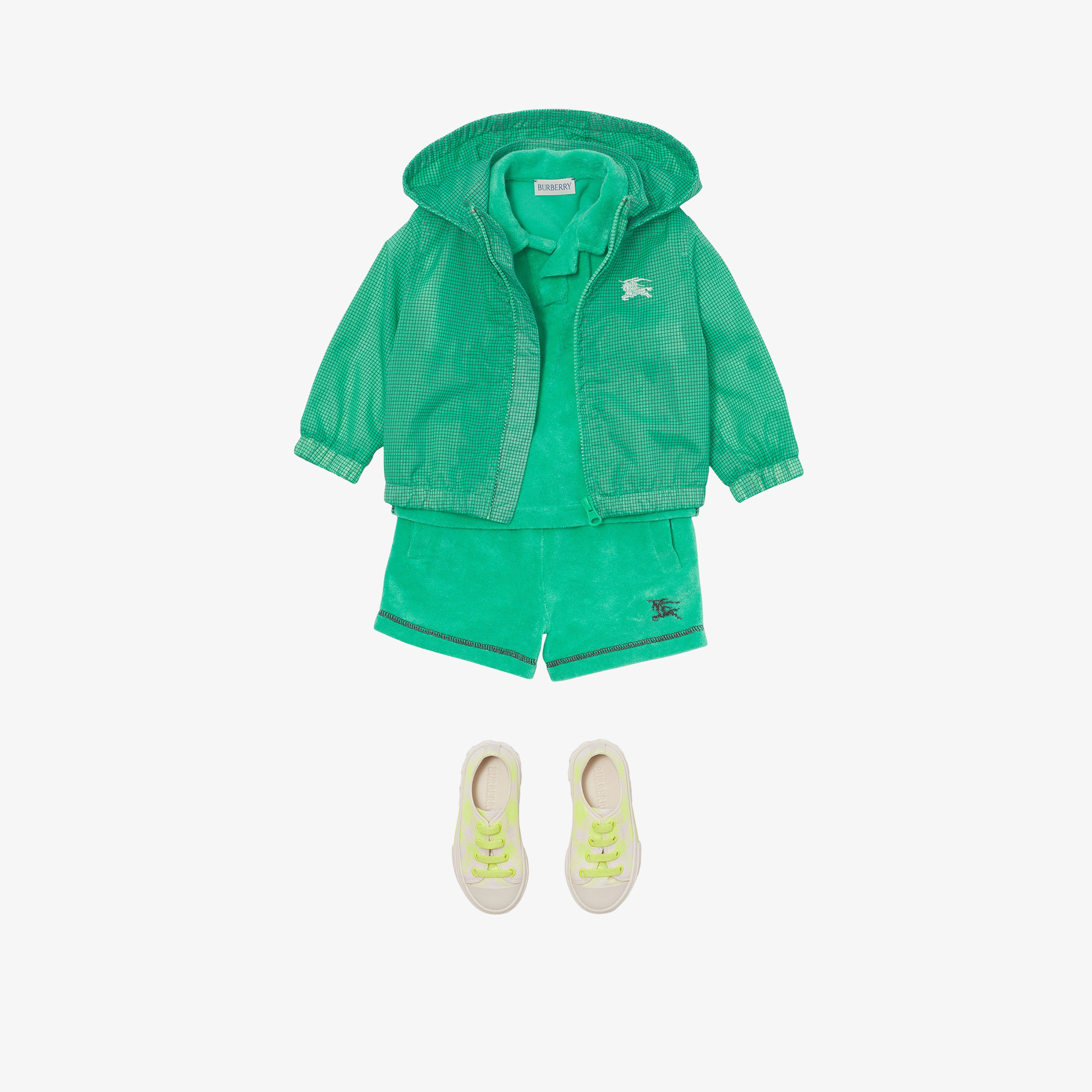 Burberry Çocuk Yeşil Mont