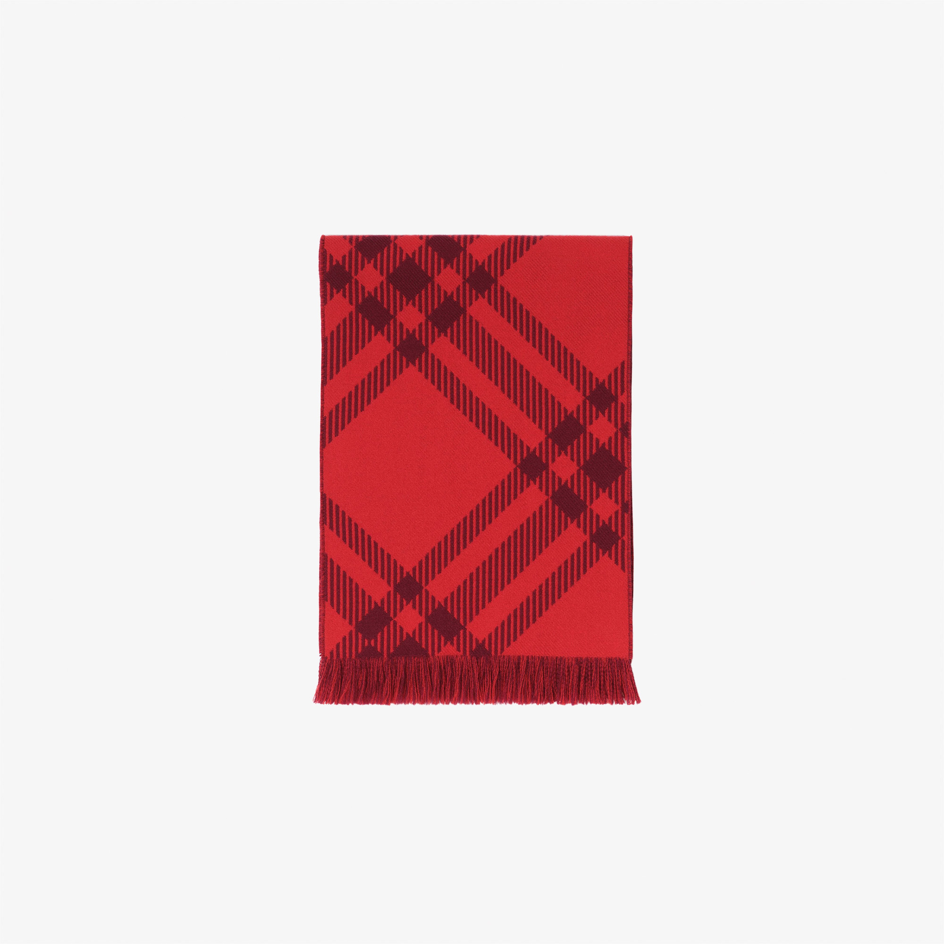 Burberry Çocuk Bordo Atkı