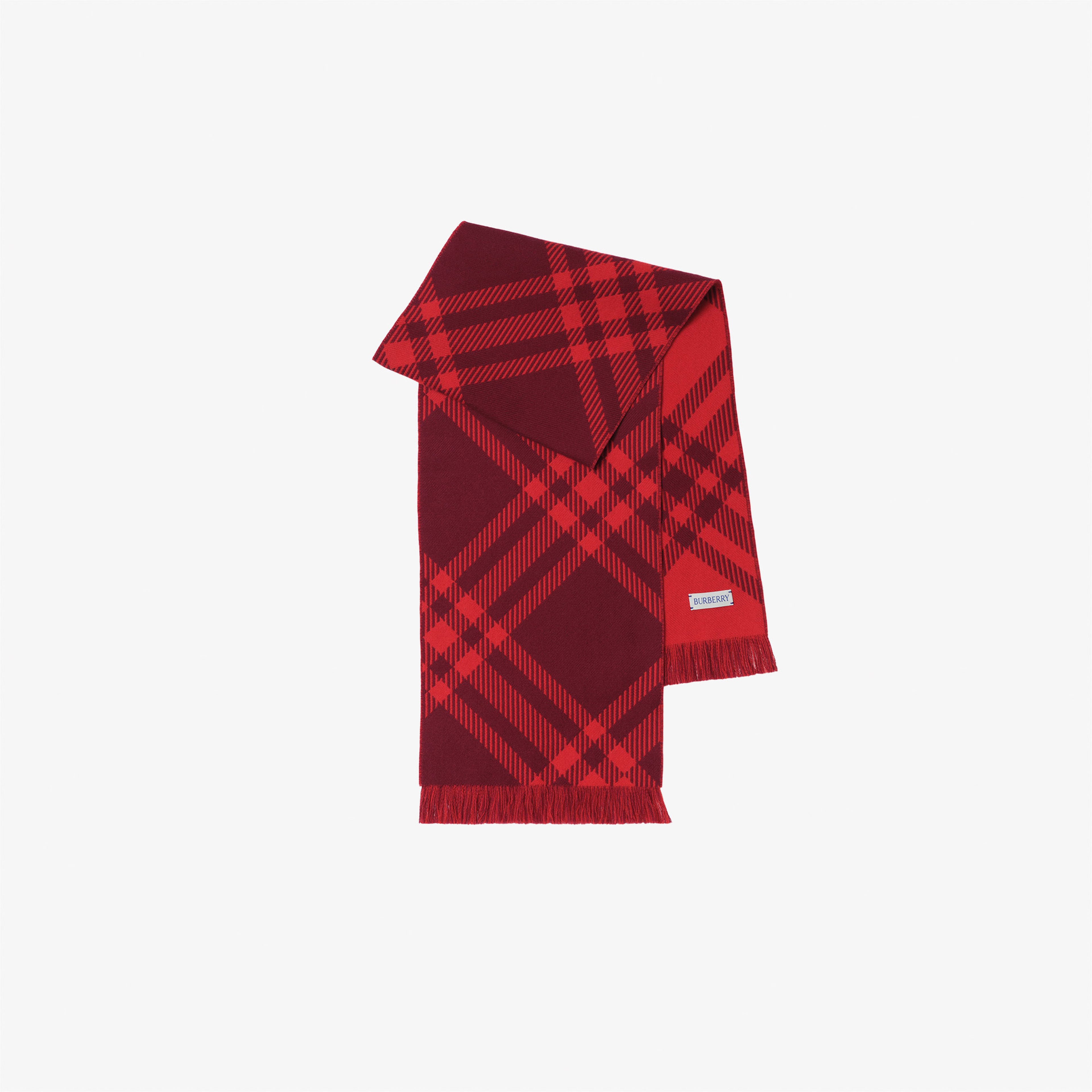 Burberry Çocuk Bordo Atkı