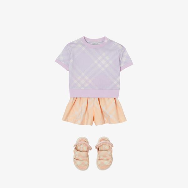 Burberry Çocuk Mor Tshirt