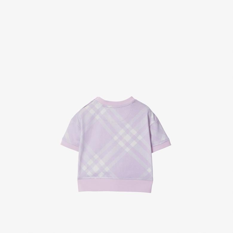Burberry Çocuk Mor Tshirt