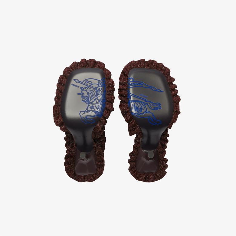 Burberry Kadın Bordo Ayakkabı