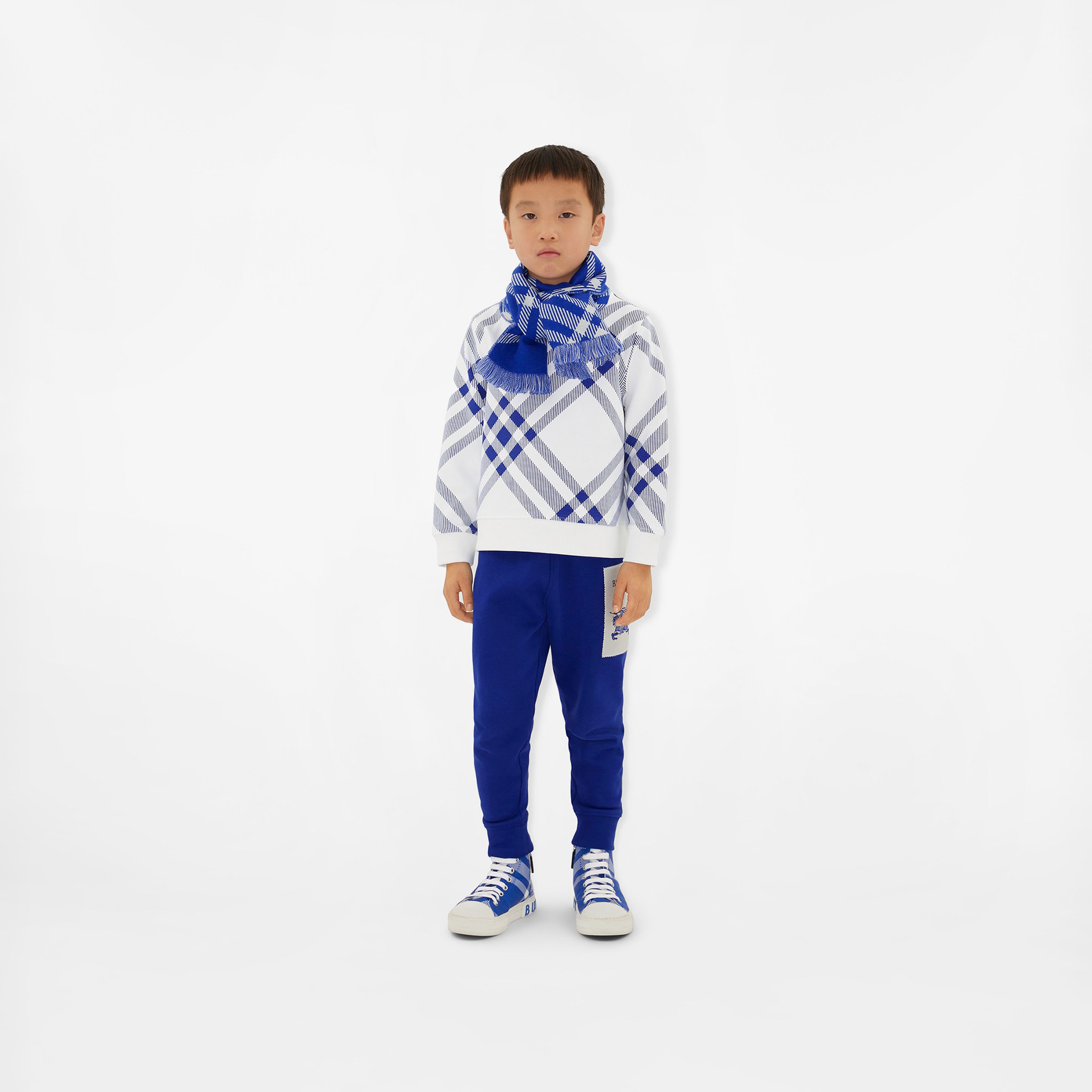 Burberry Çocuk Mavi Sweatshirt