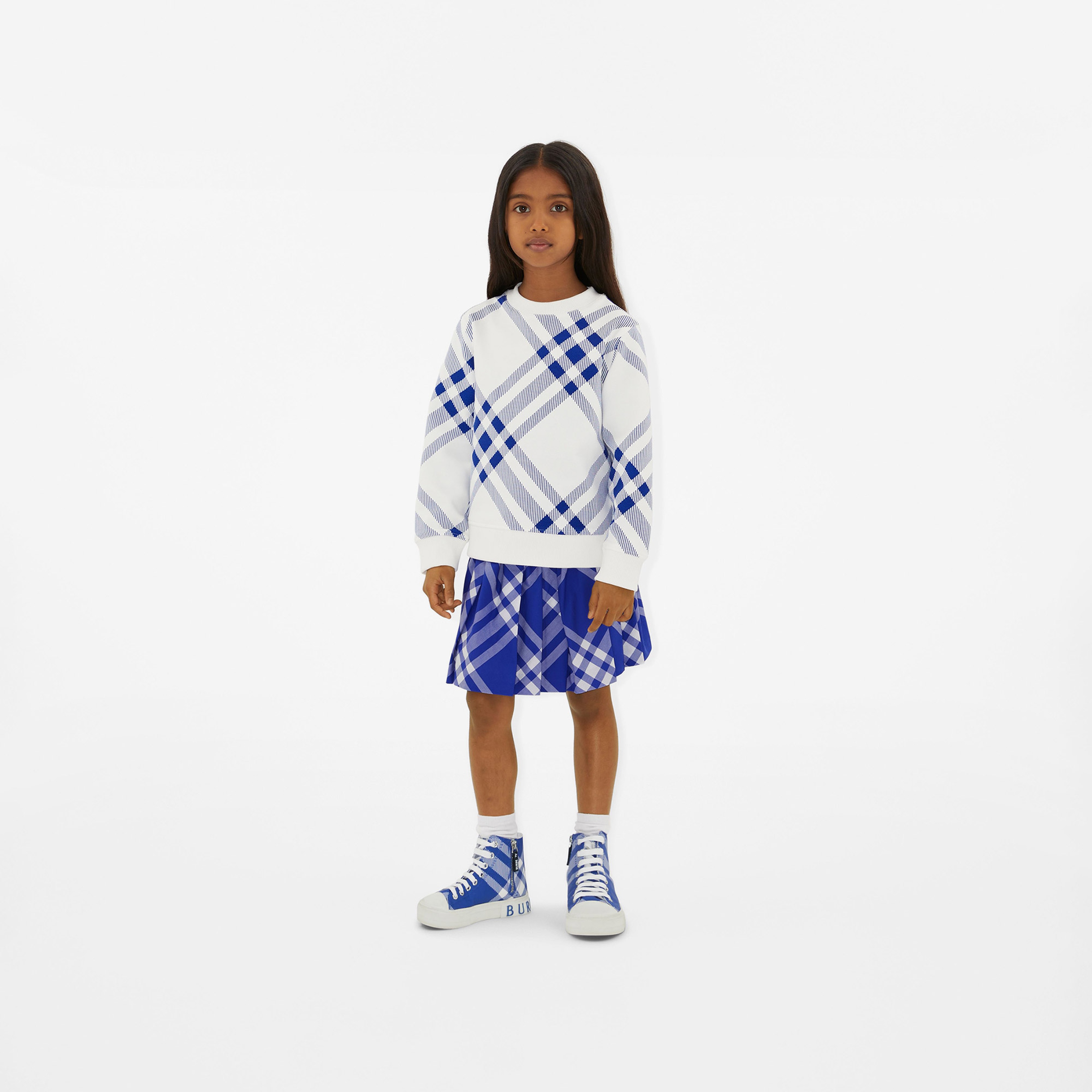 Burberry Çocuk Mavi Sweatshirt