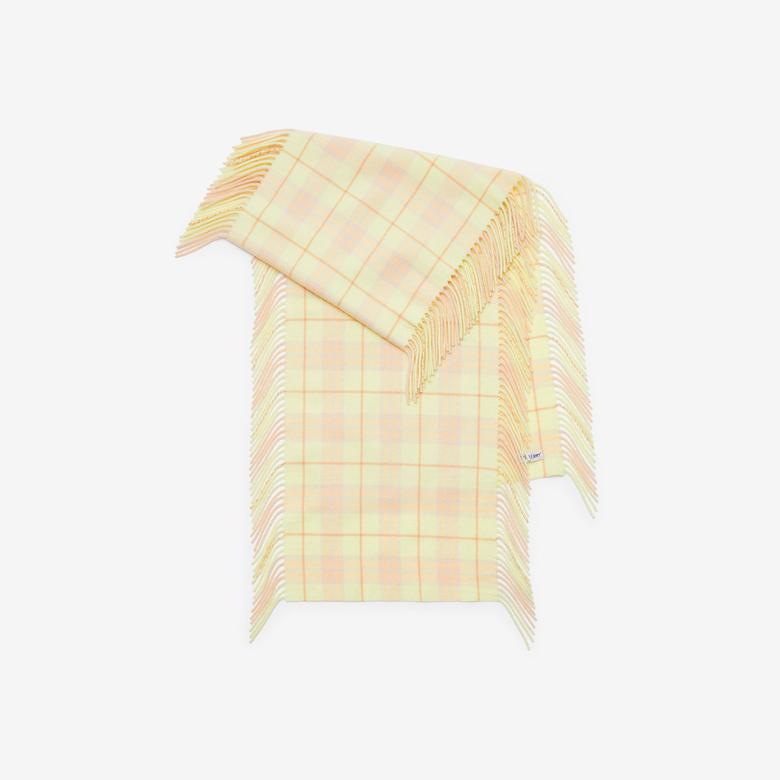 Burberry Unisex Krem Atkı