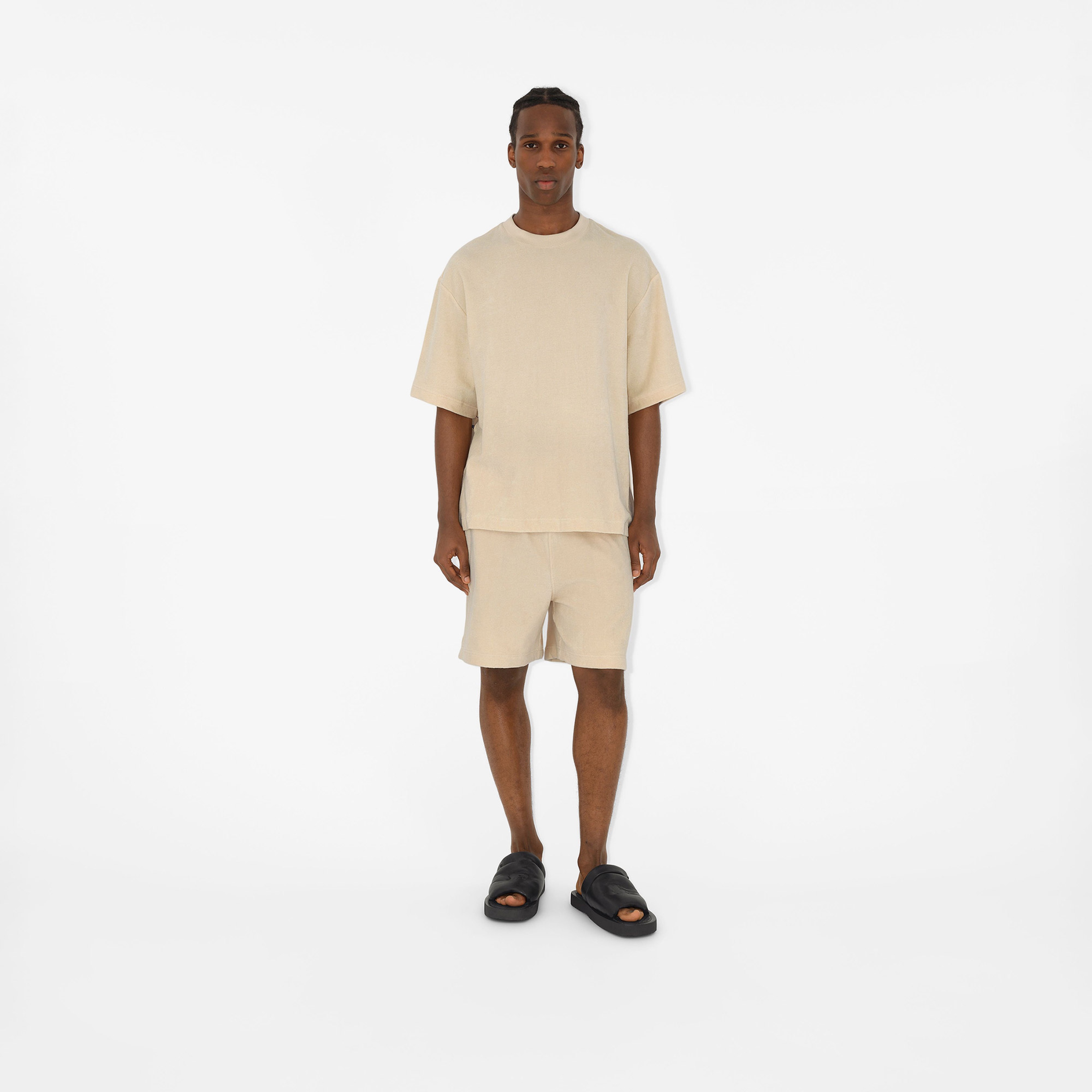 Burberry Erkek Krem Şort