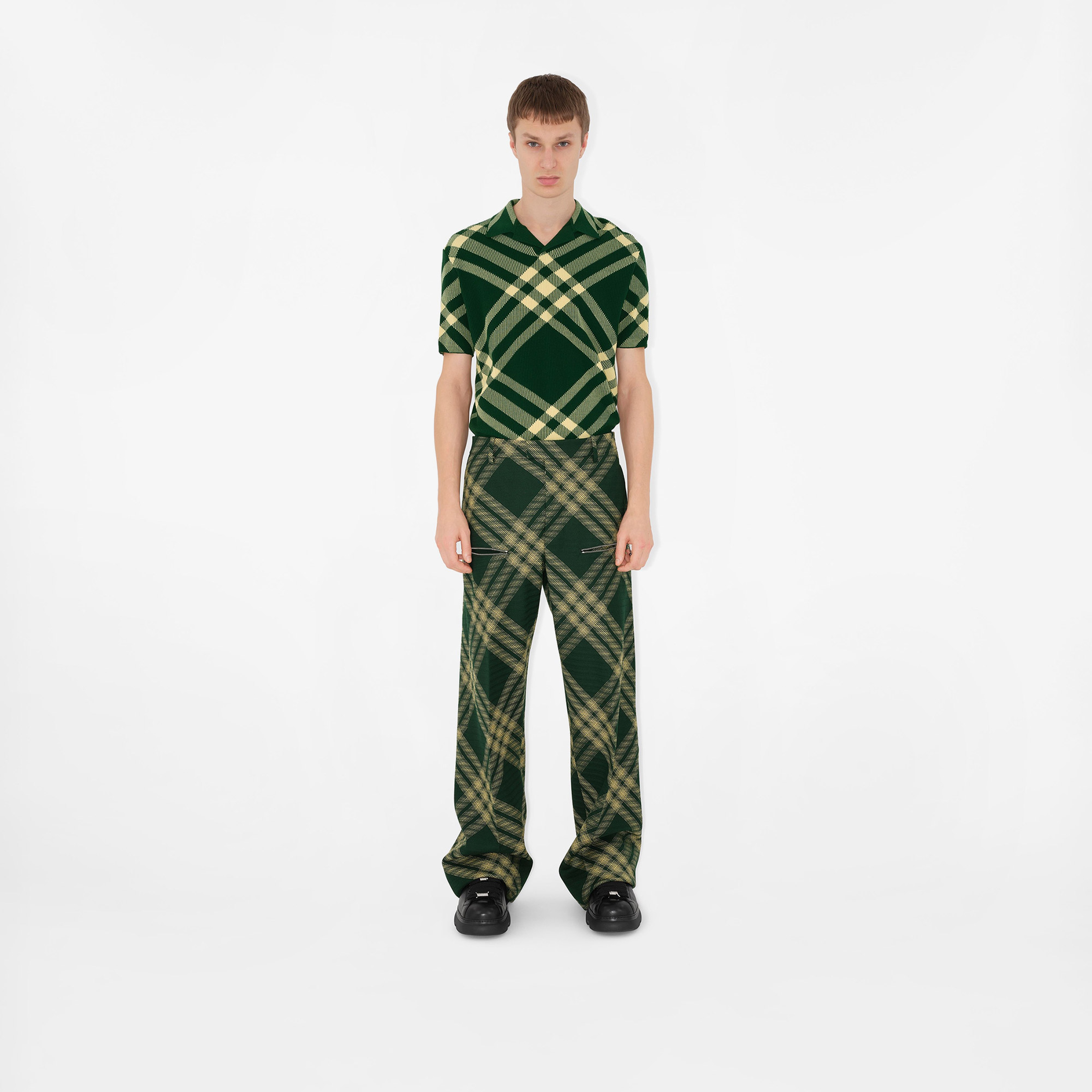 Burberry Erkek Yeşil Polo