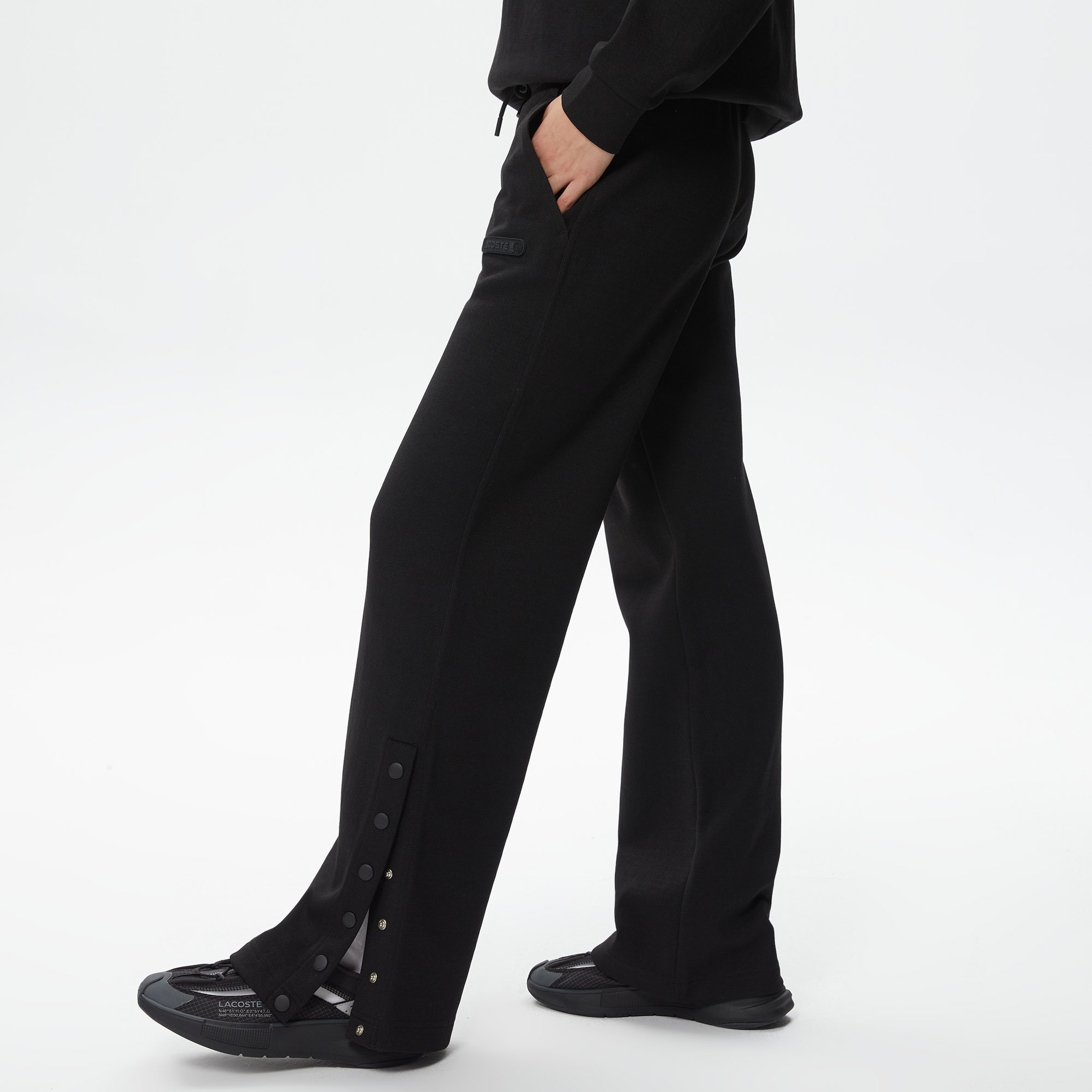 Kadın Straight Fit Siyah Eşofman Altı