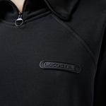 Kadın Regular Fit Fermuarlı Dik Yaka Siyah Sweatshirt