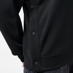 Kadın Regular Fit Fermuarlı Dik Yaka Siyah Sweatshirt