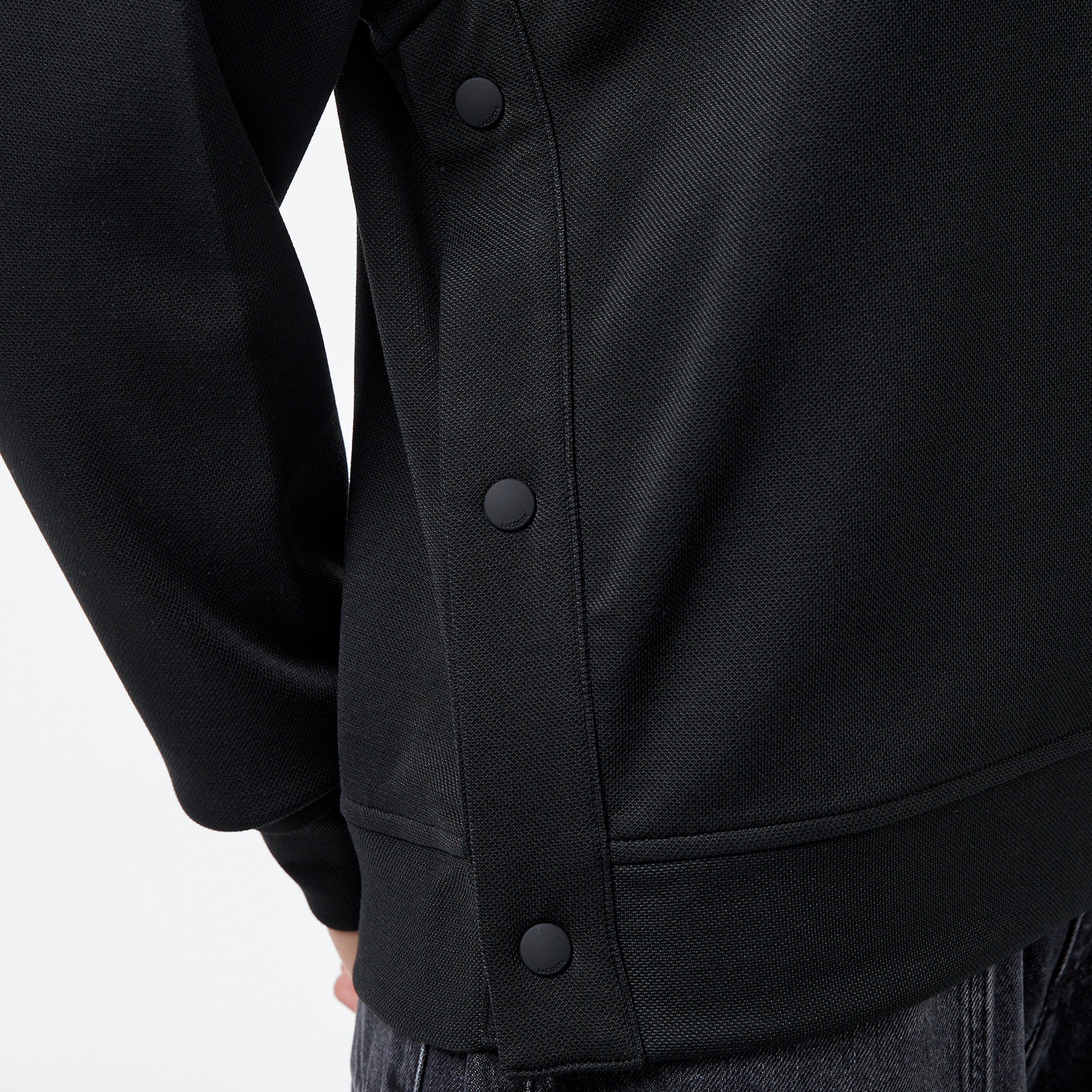 Kadın Regular Fit Fermuarlı Dik Yaka Siyah Sweatshirt