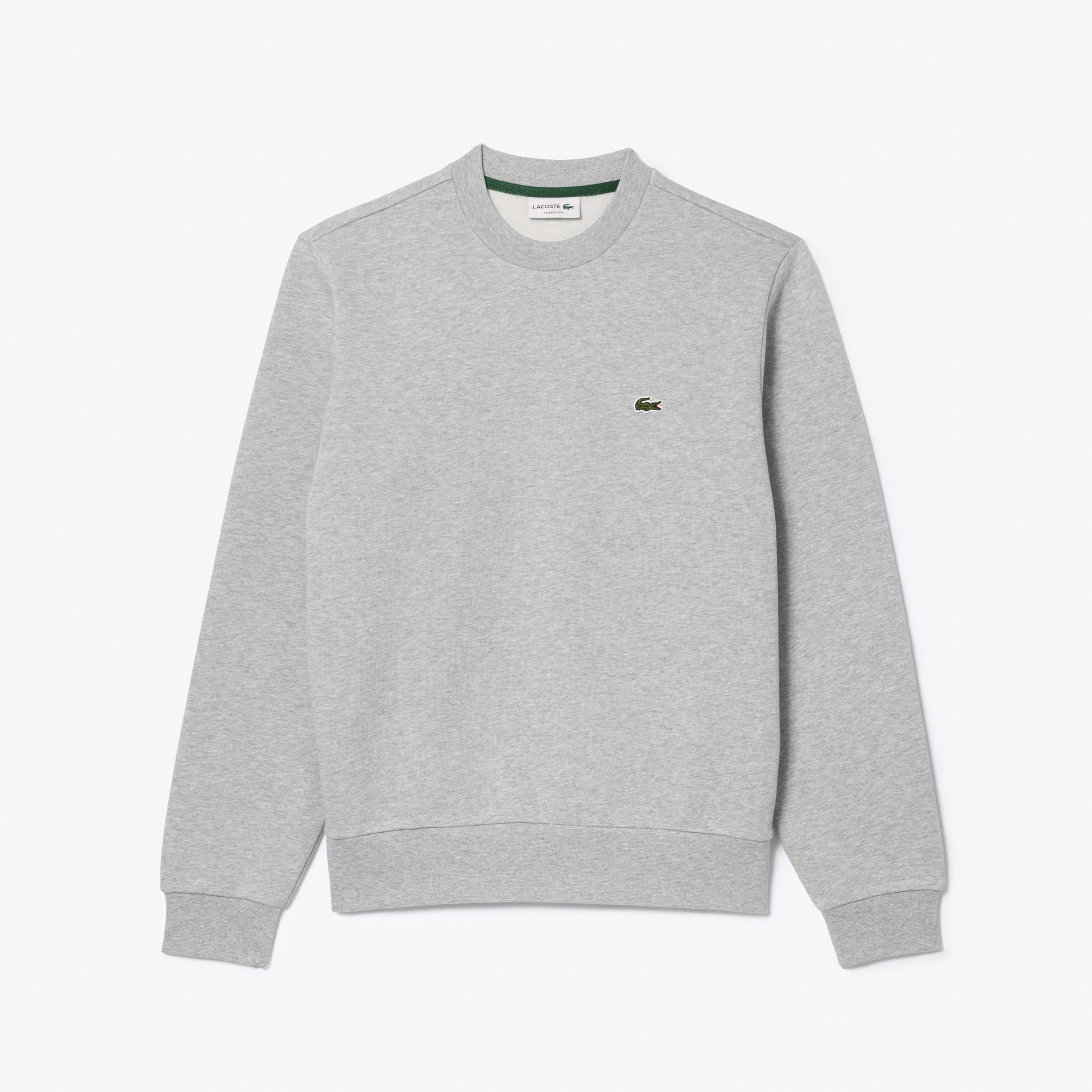 Erkek Classic Fit Bisiklet Yaka Gri Sweatshirt