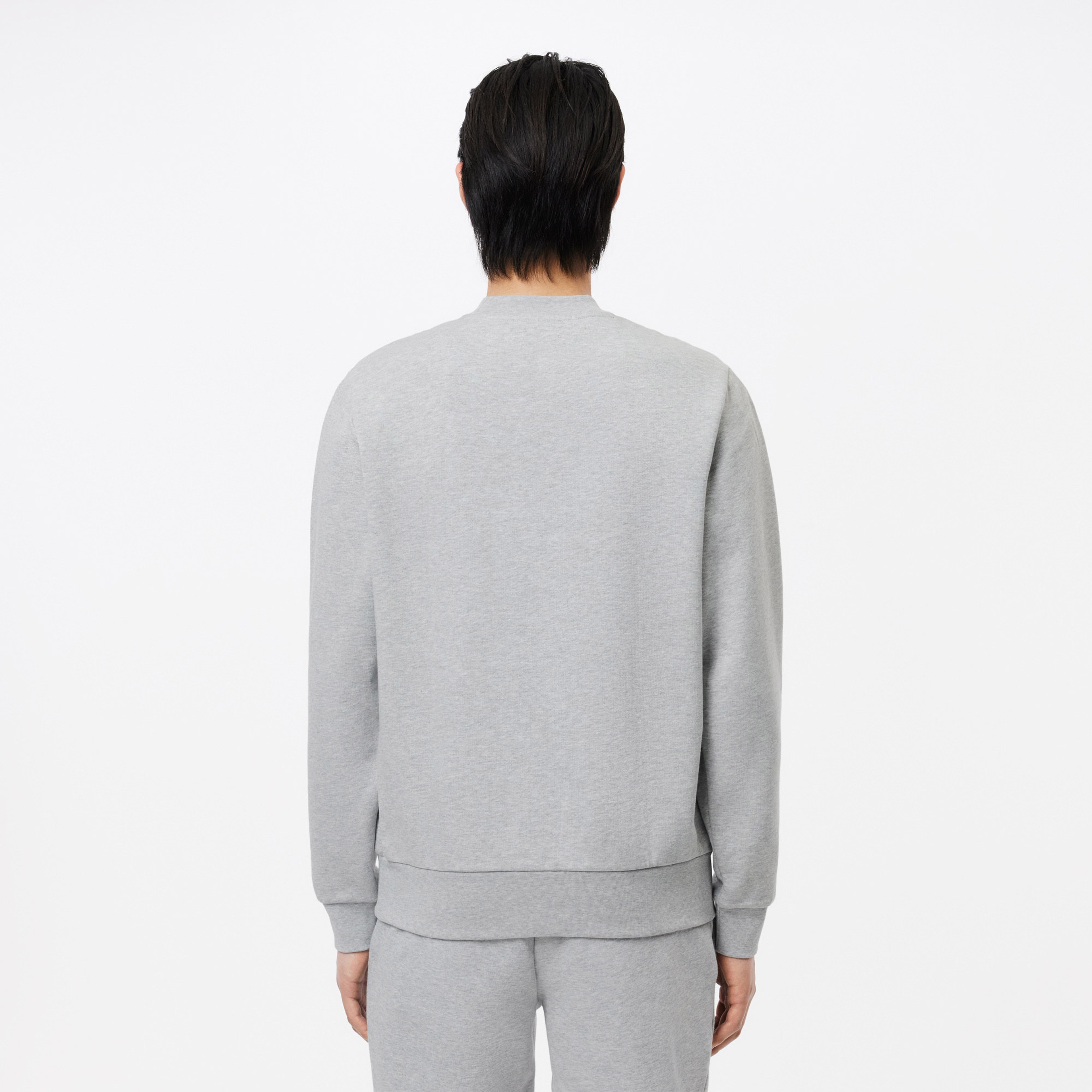 Erkek Classic Fit Bisiklet Yaka Gri Sweatshirt