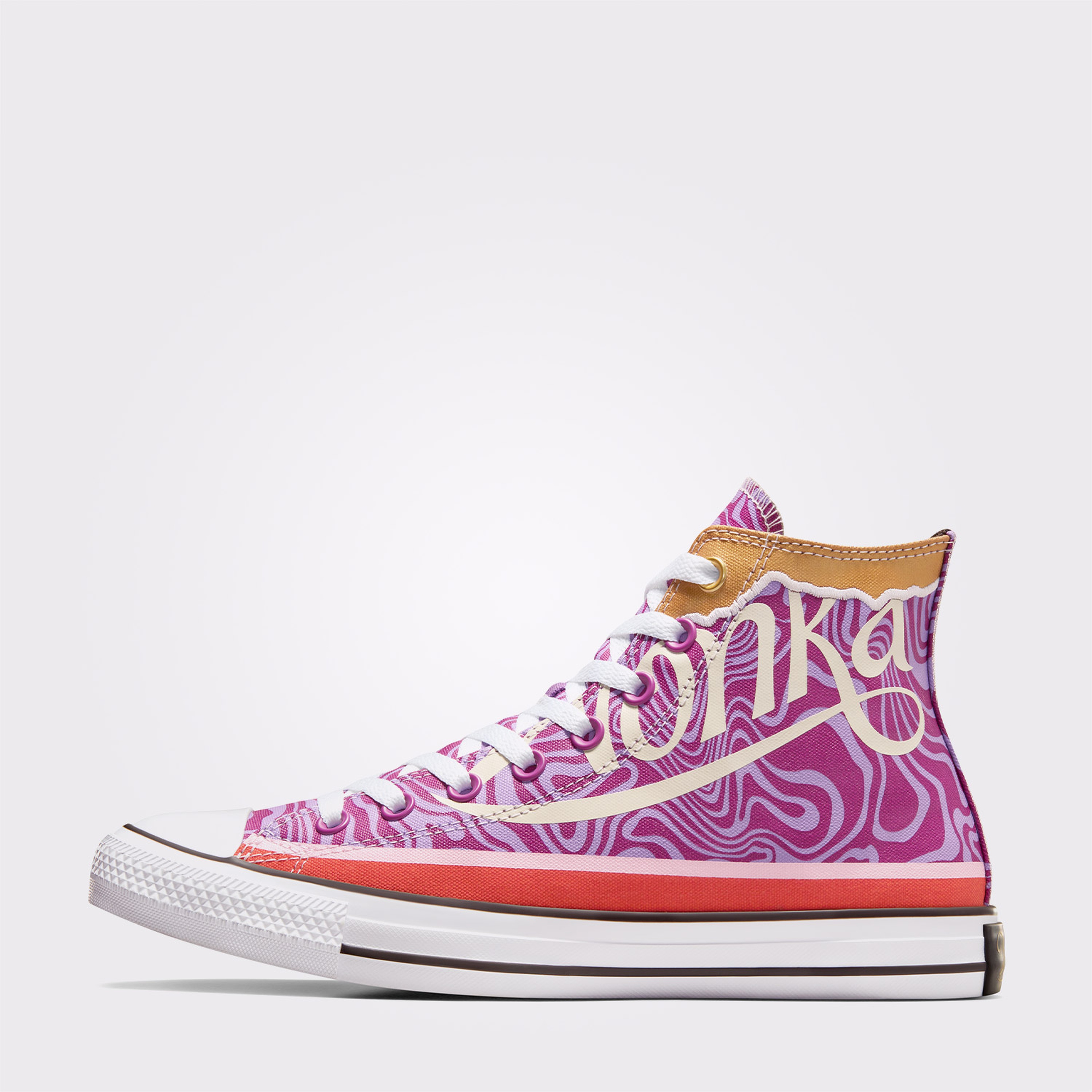 Converse x Wonka Chuck Taylor All Star Swirl Unisex Pembe Sneaker