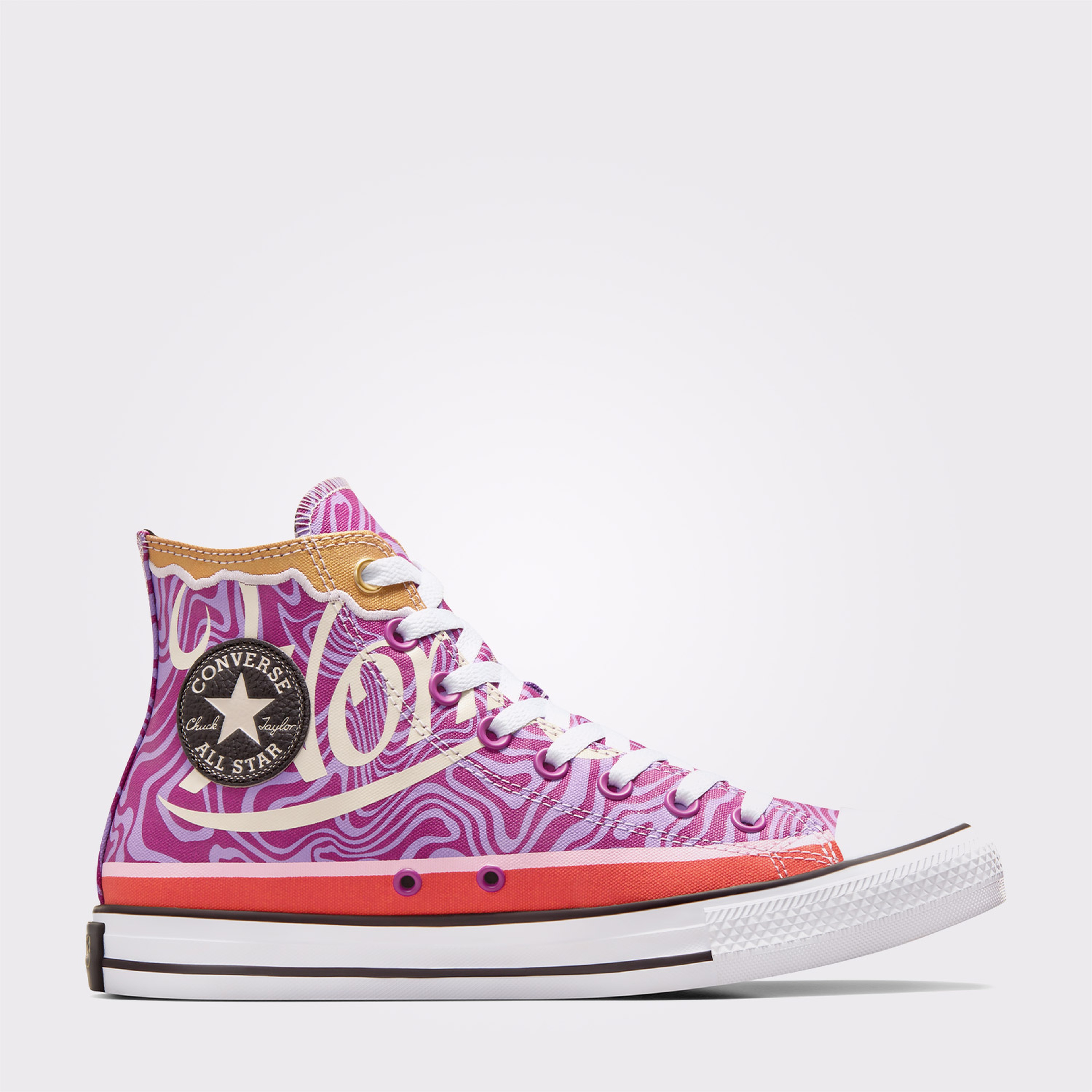 Converse x Wonka Chuck Taylor All Star Swirl Unisex Pembe Sneaker