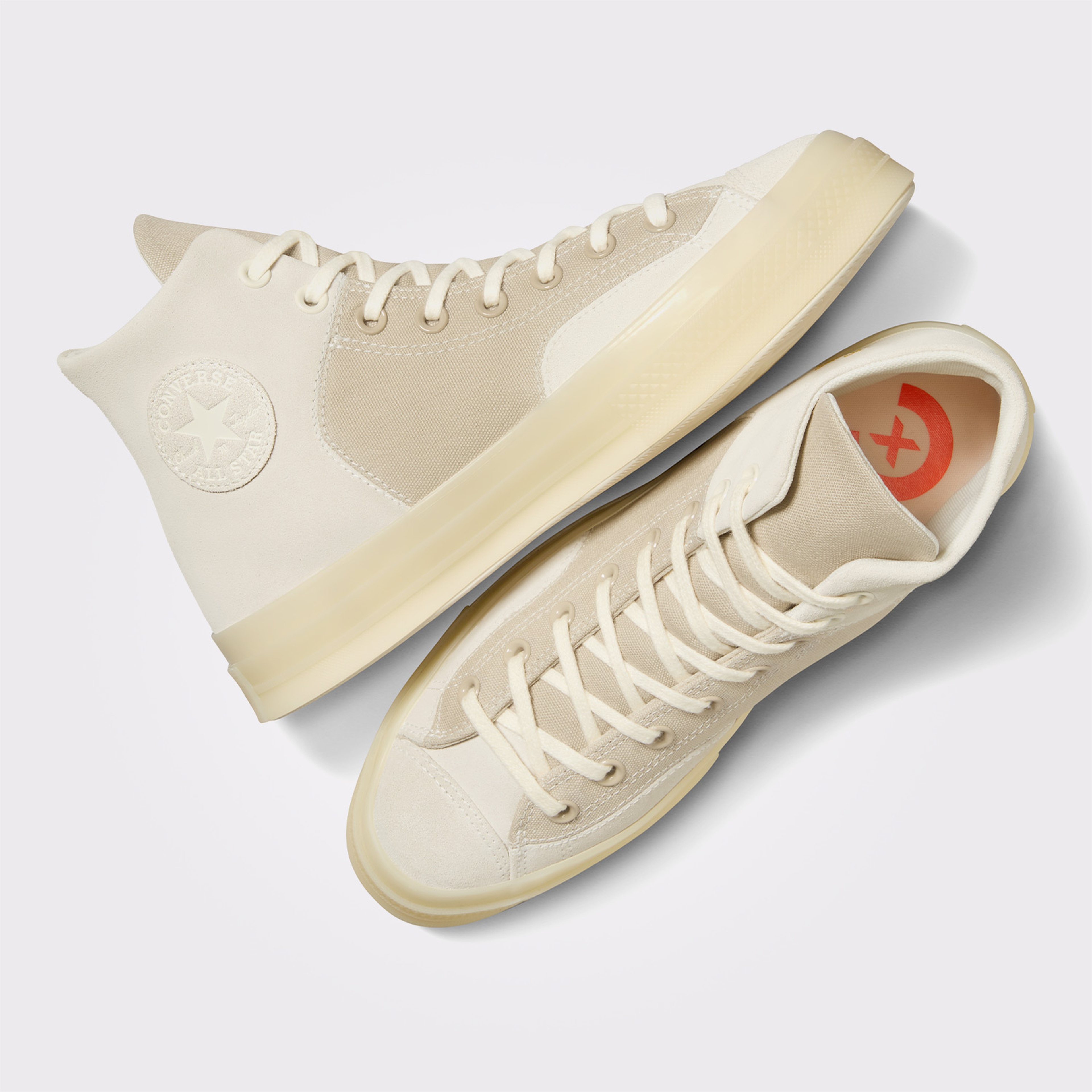 Converse Chuck 70 Marquis Mixed Materials Kadın Bej/Siyah Sneaker