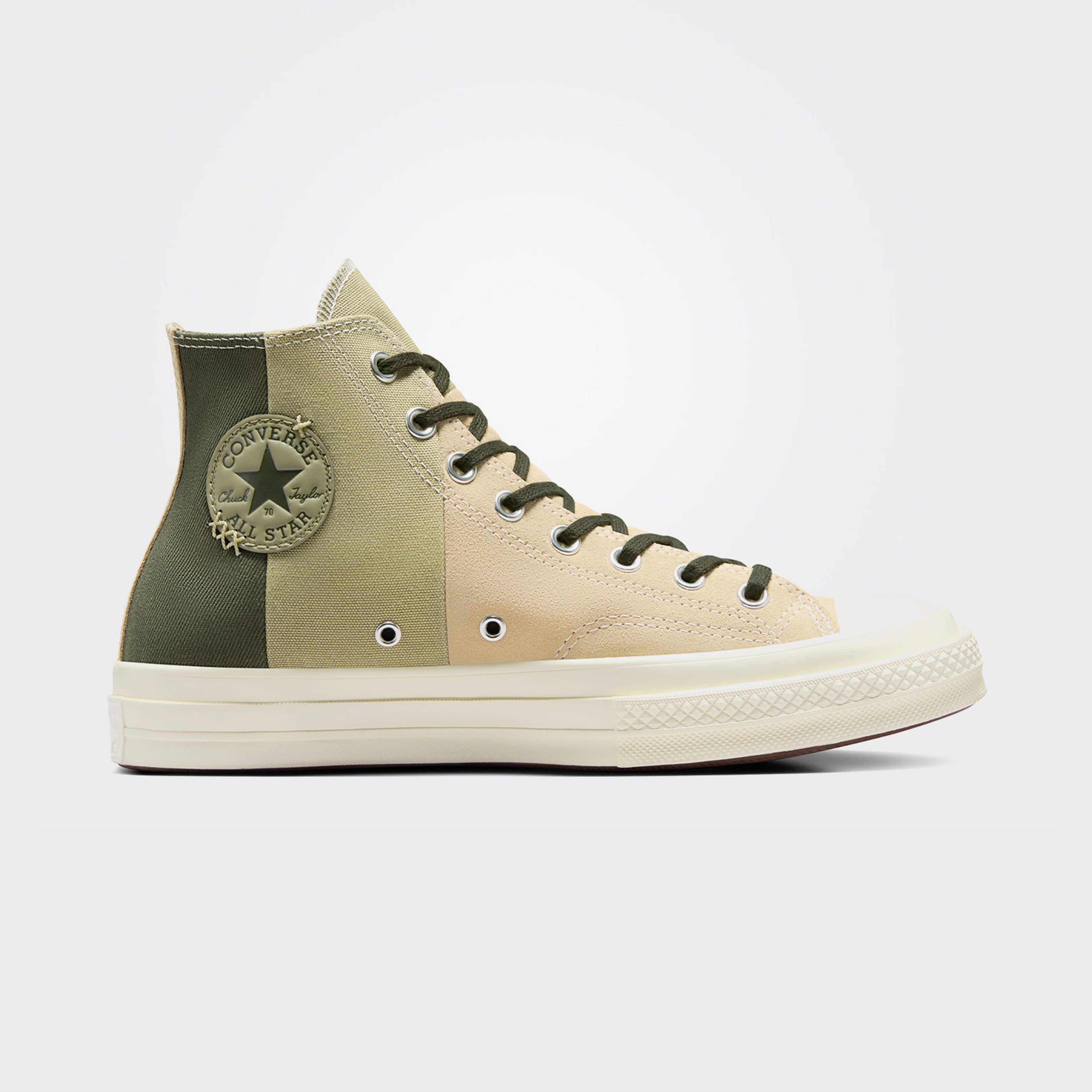 Converse Chuck 70 Patchwork Suede Unisex Bej Sneaker