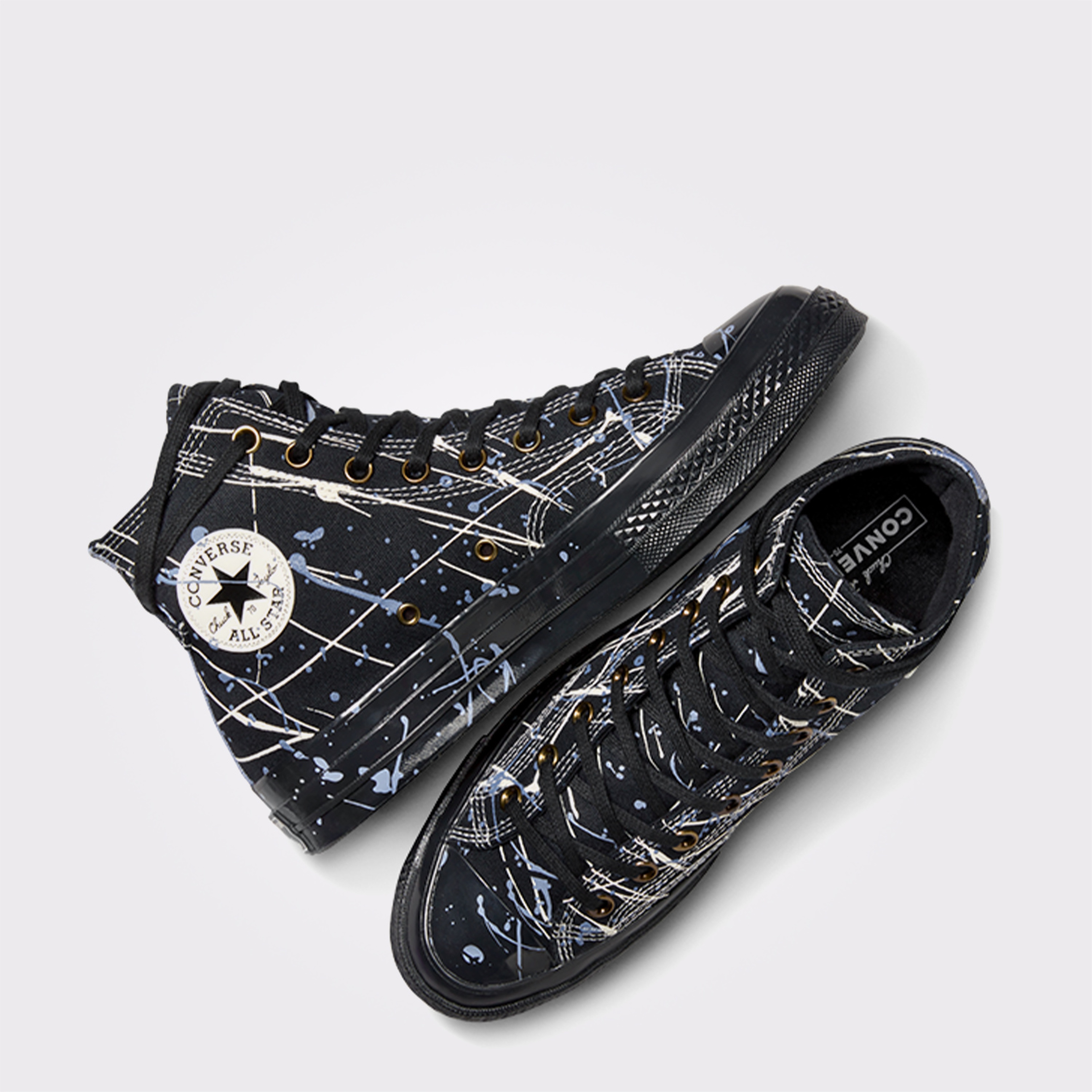 Converse Chuck 70 Paint Splatter Kadın Siyah Sneaker