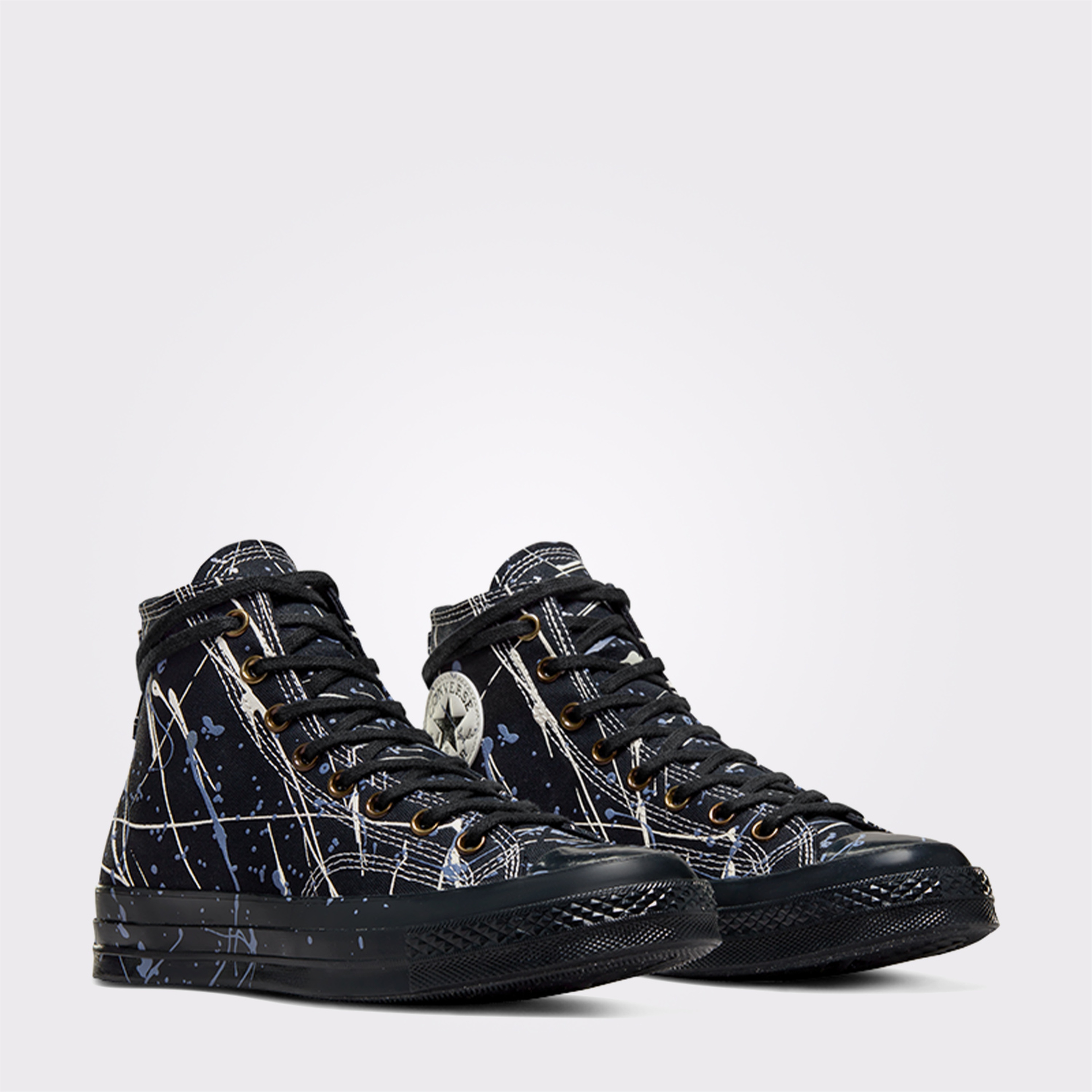 Converse Chuck 70 Paint Splatter Kadın Siyah Sneaker