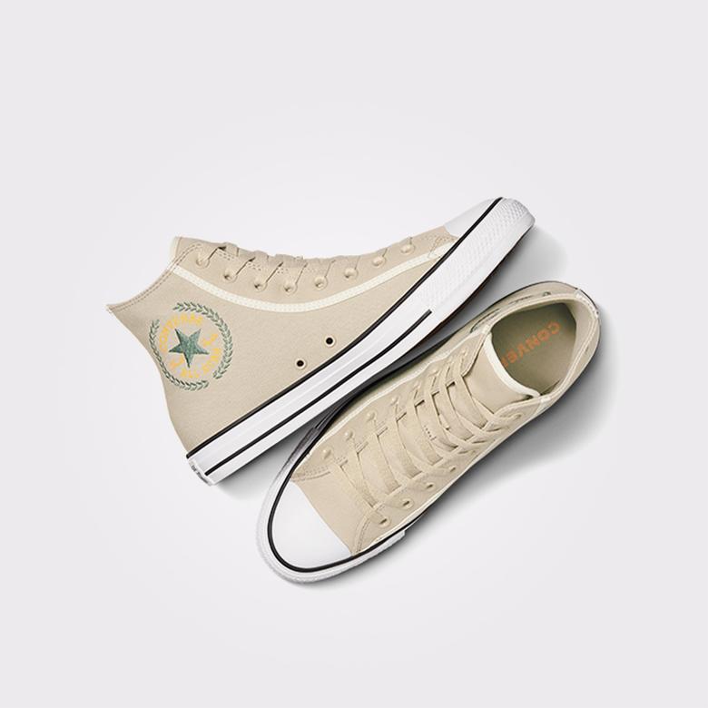 Converse Chuck Taylor All Star Kadın Bej/Siyah Sneaker
