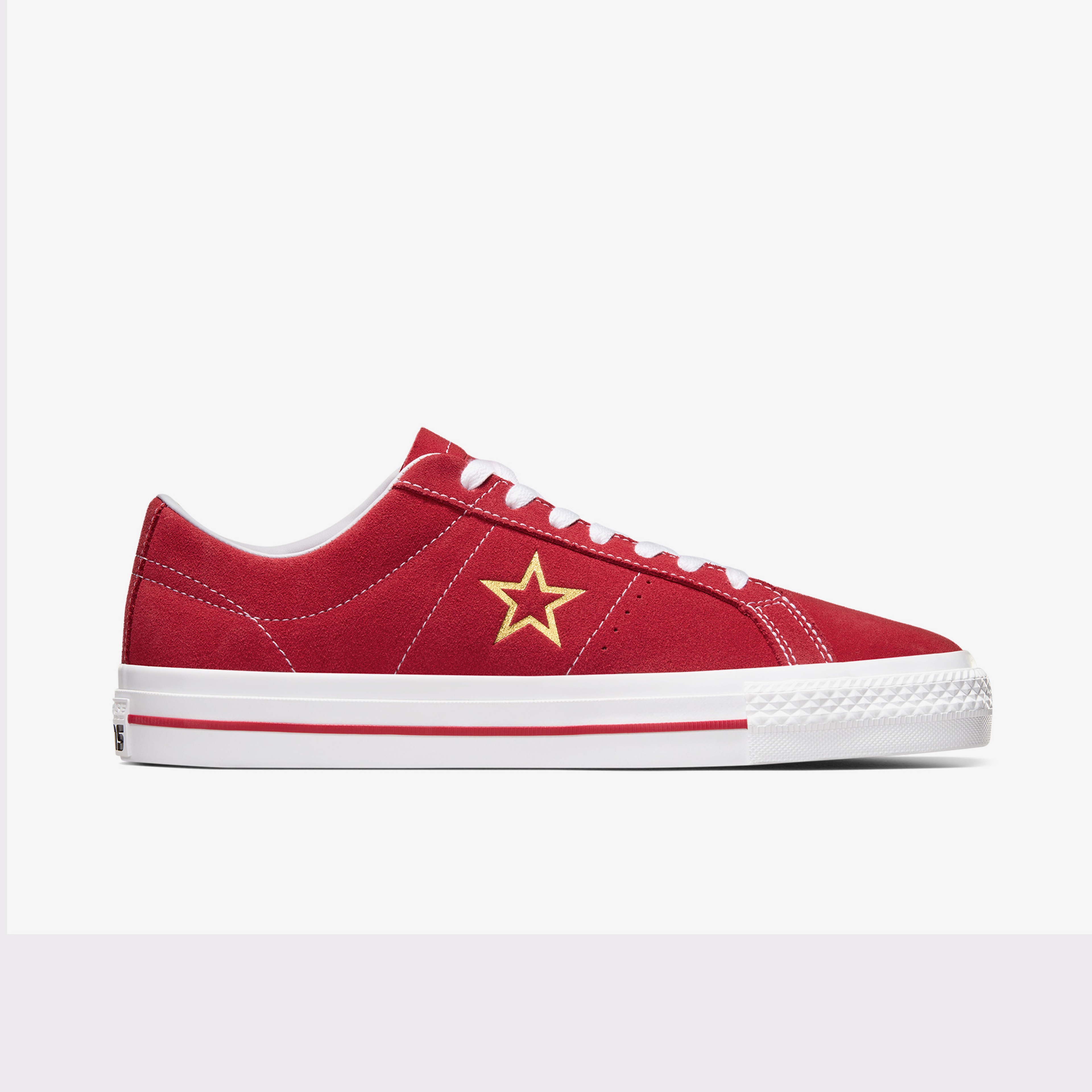 Converse Cons One Star Pro Suede Unisex Kırmızı Sneaker