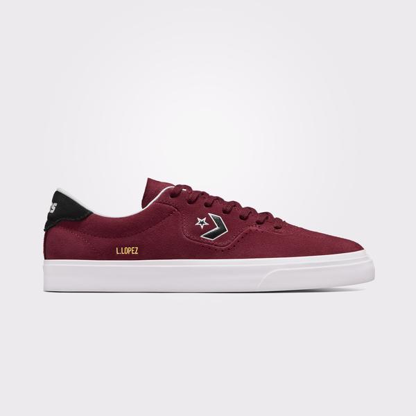 Converse Cons Louie Lopez Pro Suede Kadın Bordo Sneaker