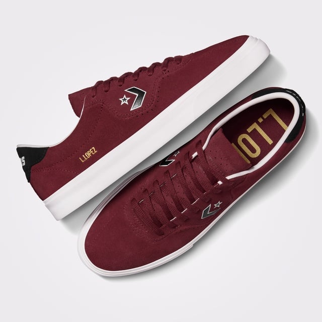 Converse Converse Cons Louie Lopez Pro Suede Kadın Bordo Sneaker | Occasion Bordo - 6. görsel