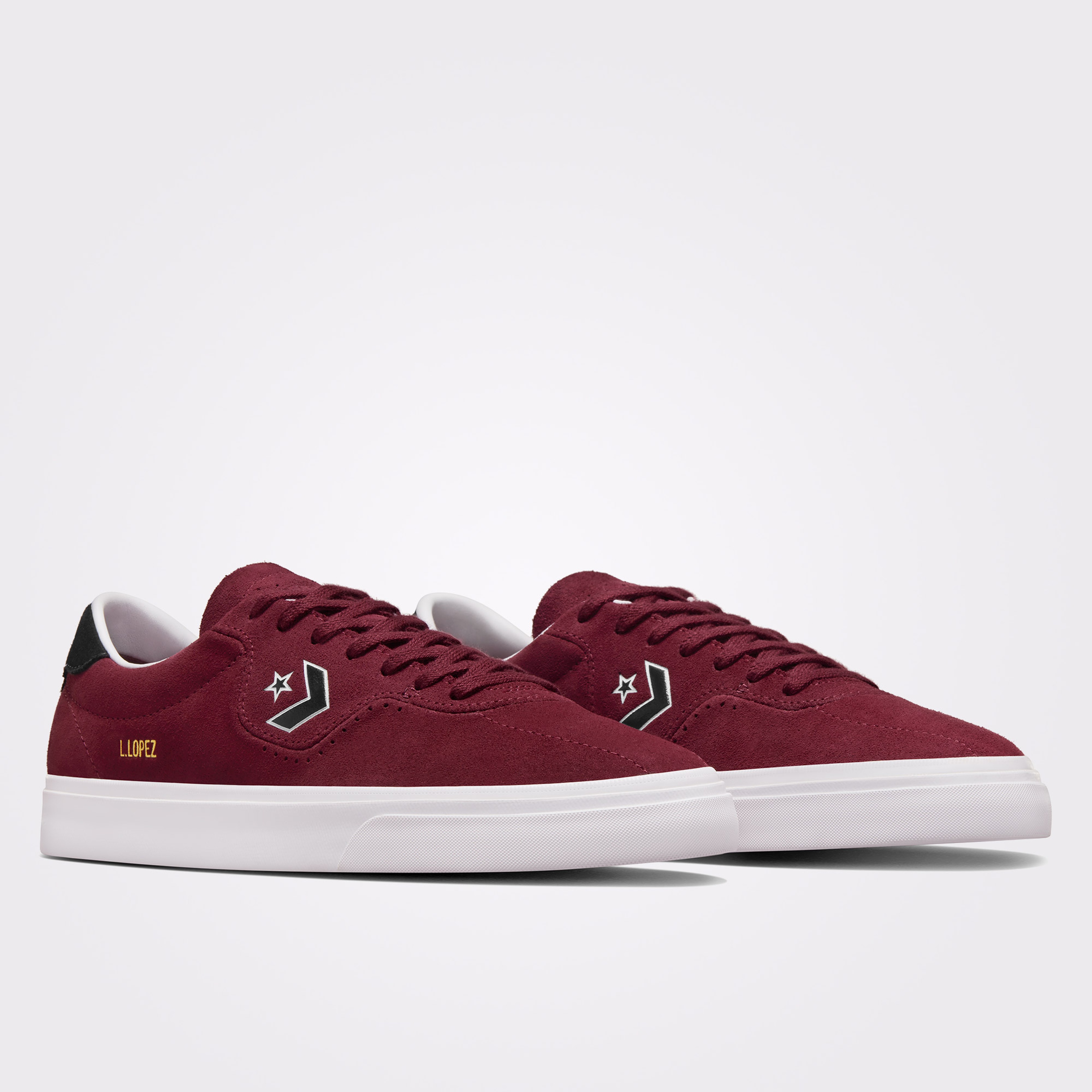 Converse Cons Louie Lopez Pro Suede Kadın Bordo Sneaker