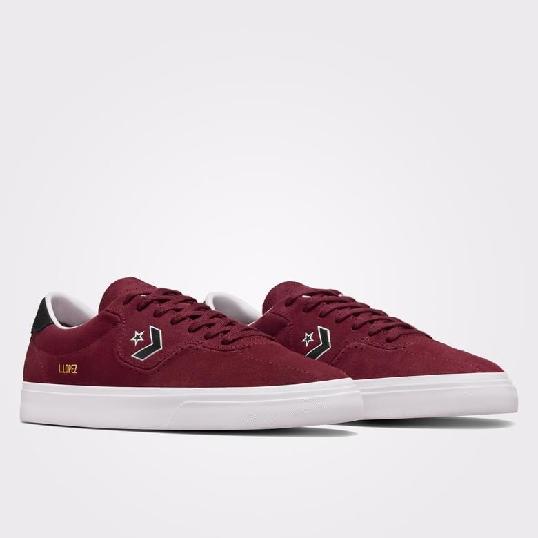 Converse Cons Louie Lopez Pro Suede Kadın Bordo Sneaker