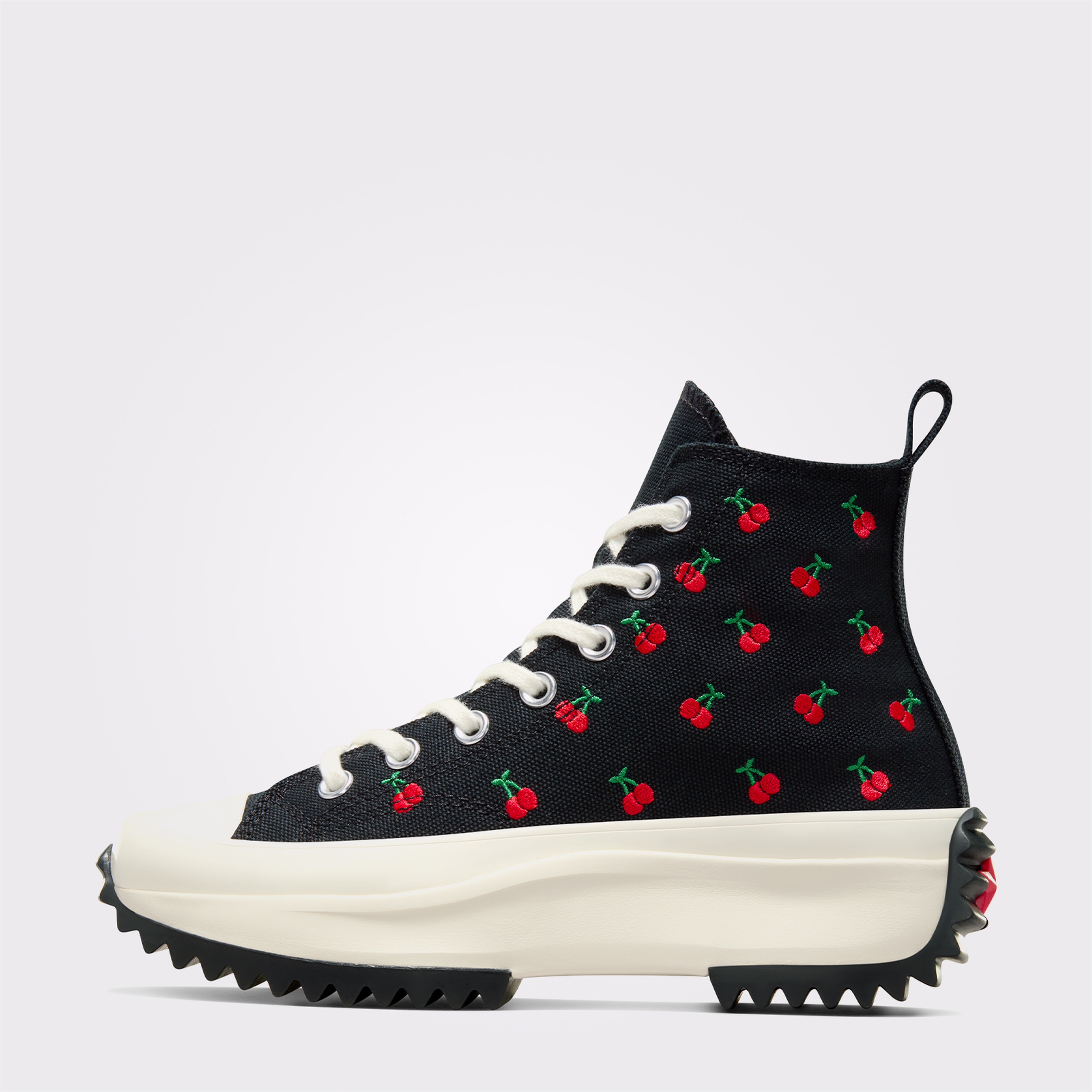 Converse Run Star Hike Platform Cherries Unisex Siyah Sneaker