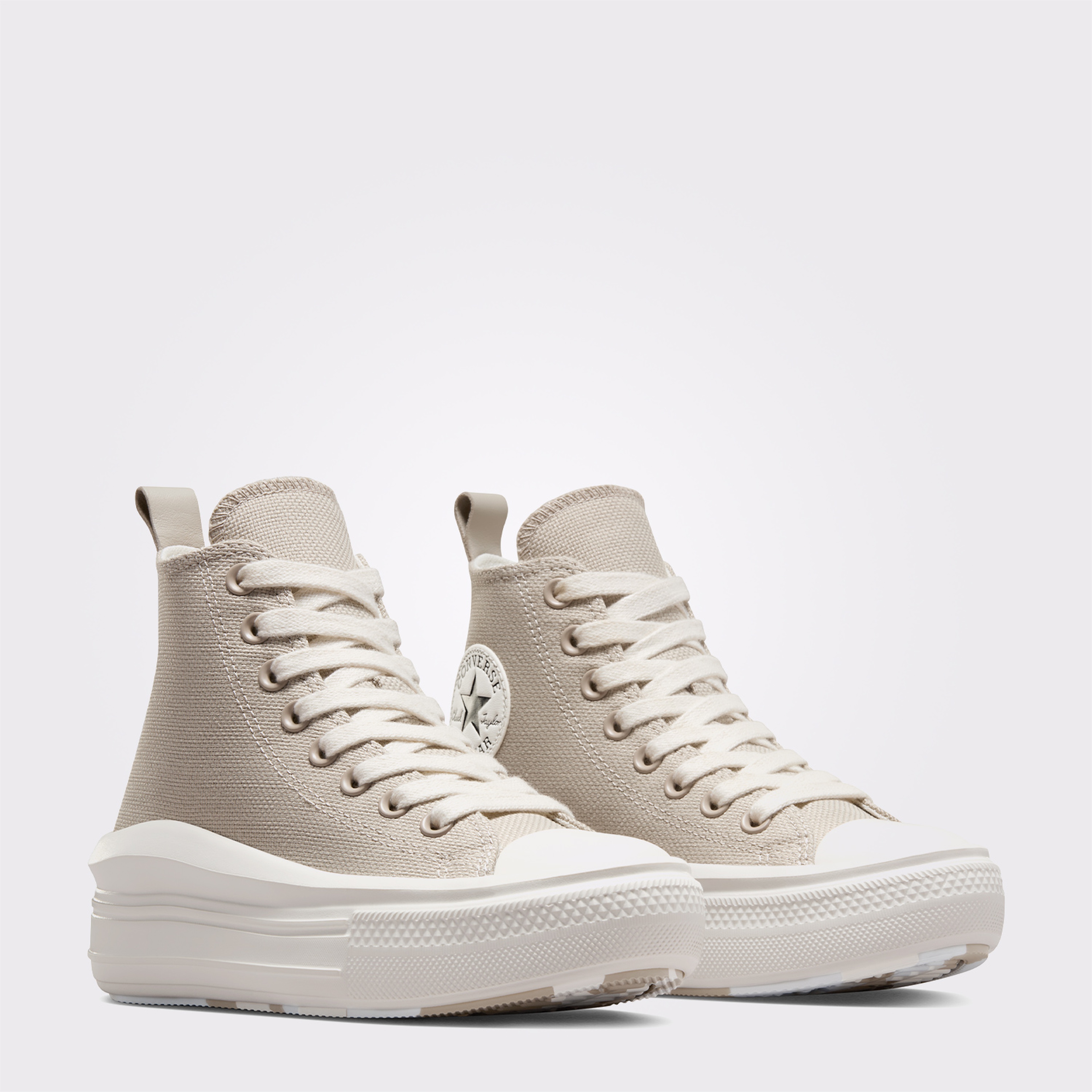 Converse Chuck Taylor All Star Move Platform Kadın Bej/Siyah Sneaker
