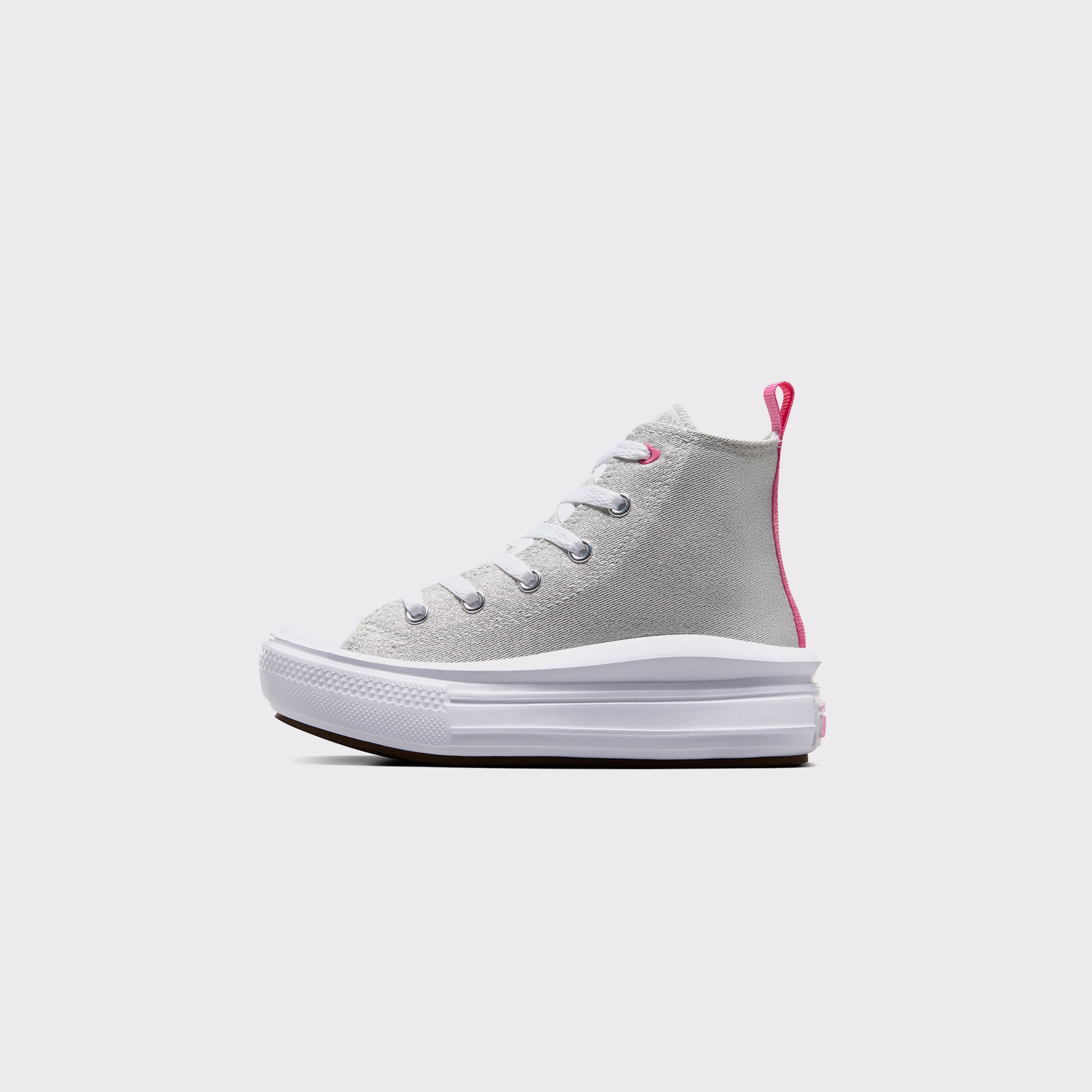 Converse Chuck Taylor All Star Move Platform Sparkle Çocuk Beyaz Sneaker