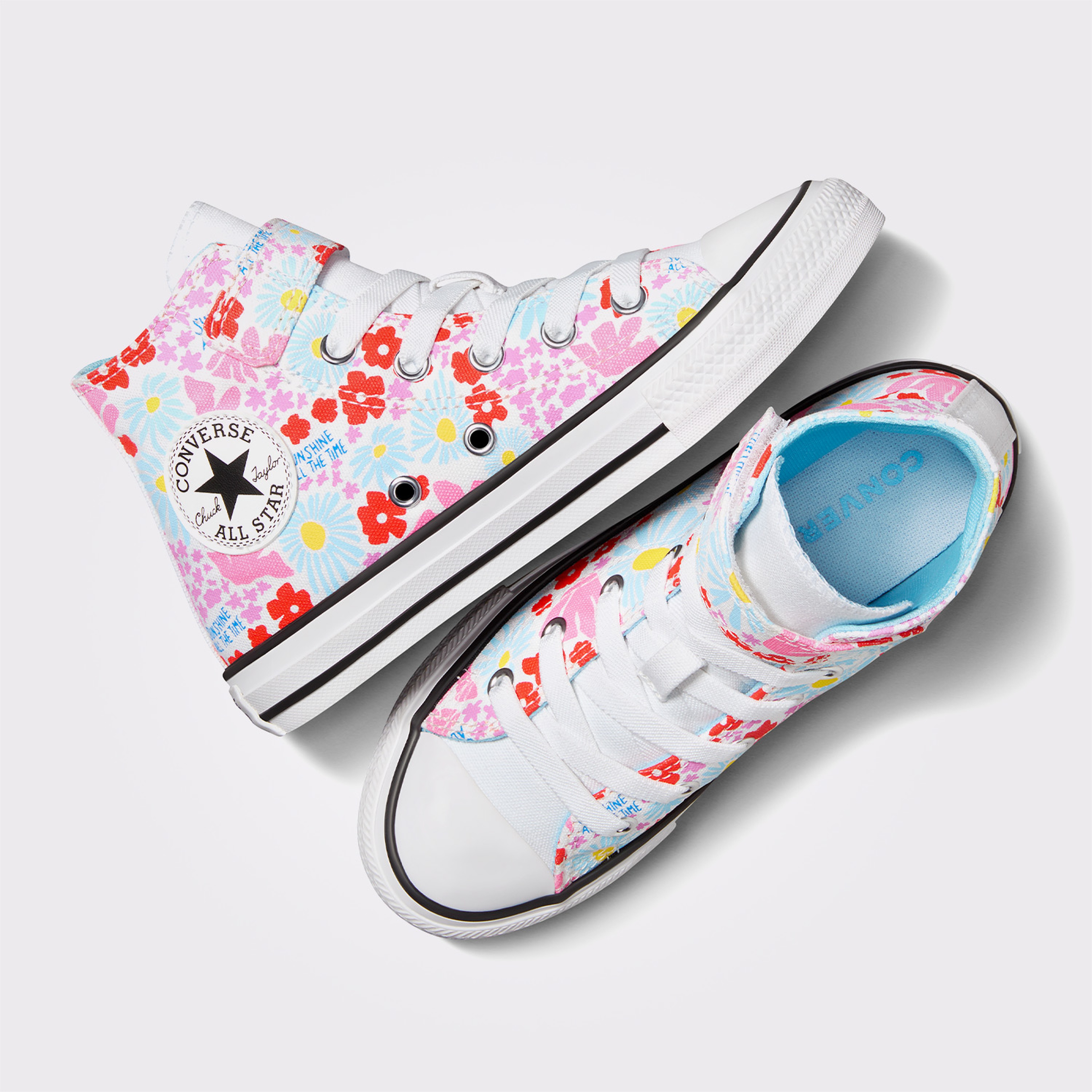 Converse Chuck Taylor All Star Easy On Floral Çocuk Renkli Sneaker