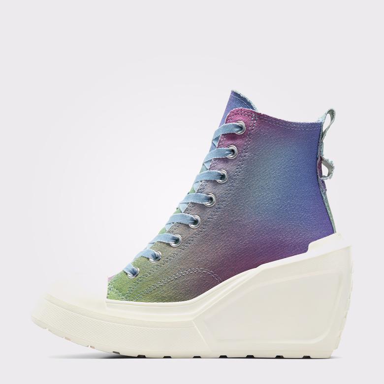 Converse Chuck 70 De Luxe Wedge Kadın Mavi Sneaker