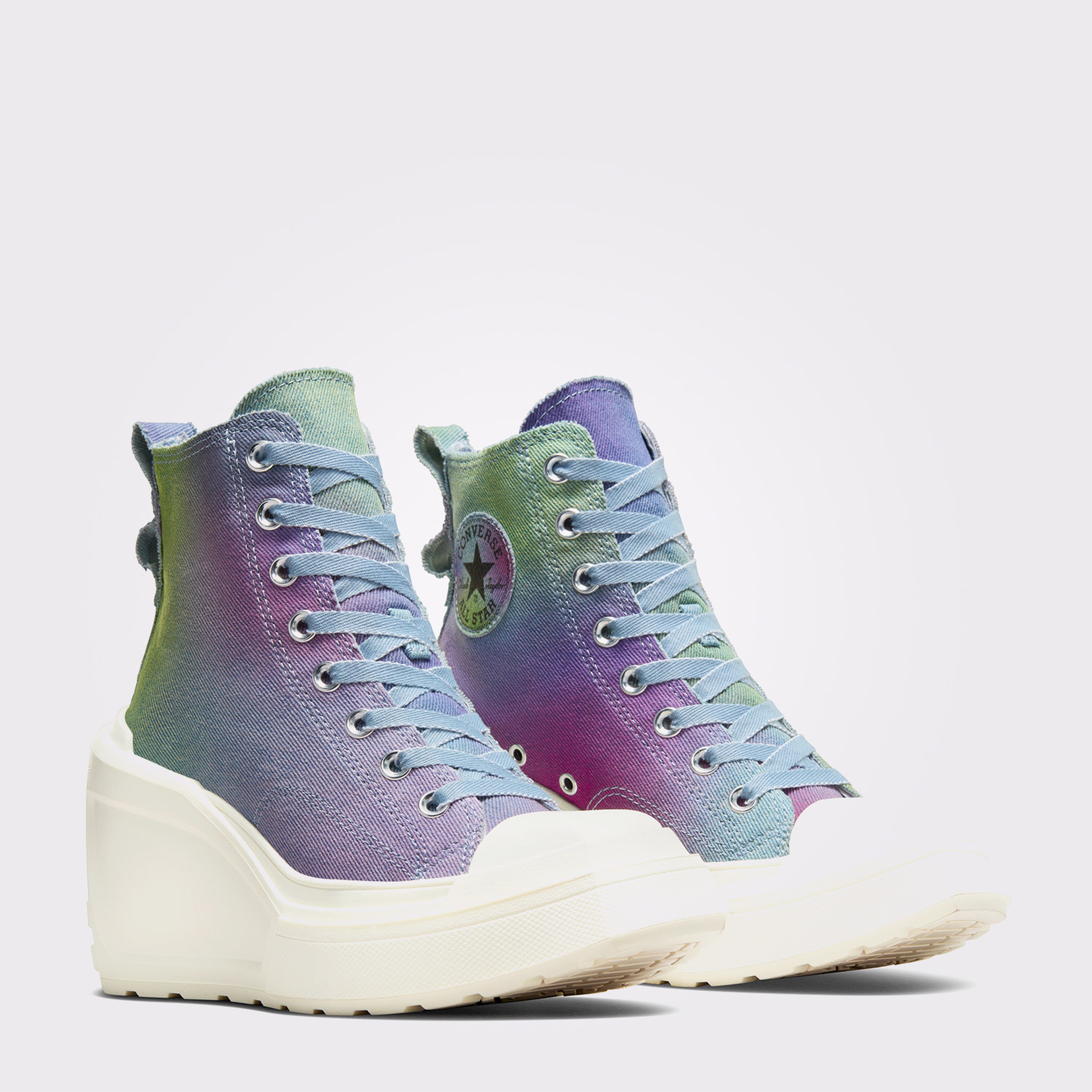 Converse Chuck 70 De Luxe Wedge Kadın Mavi Sneaker