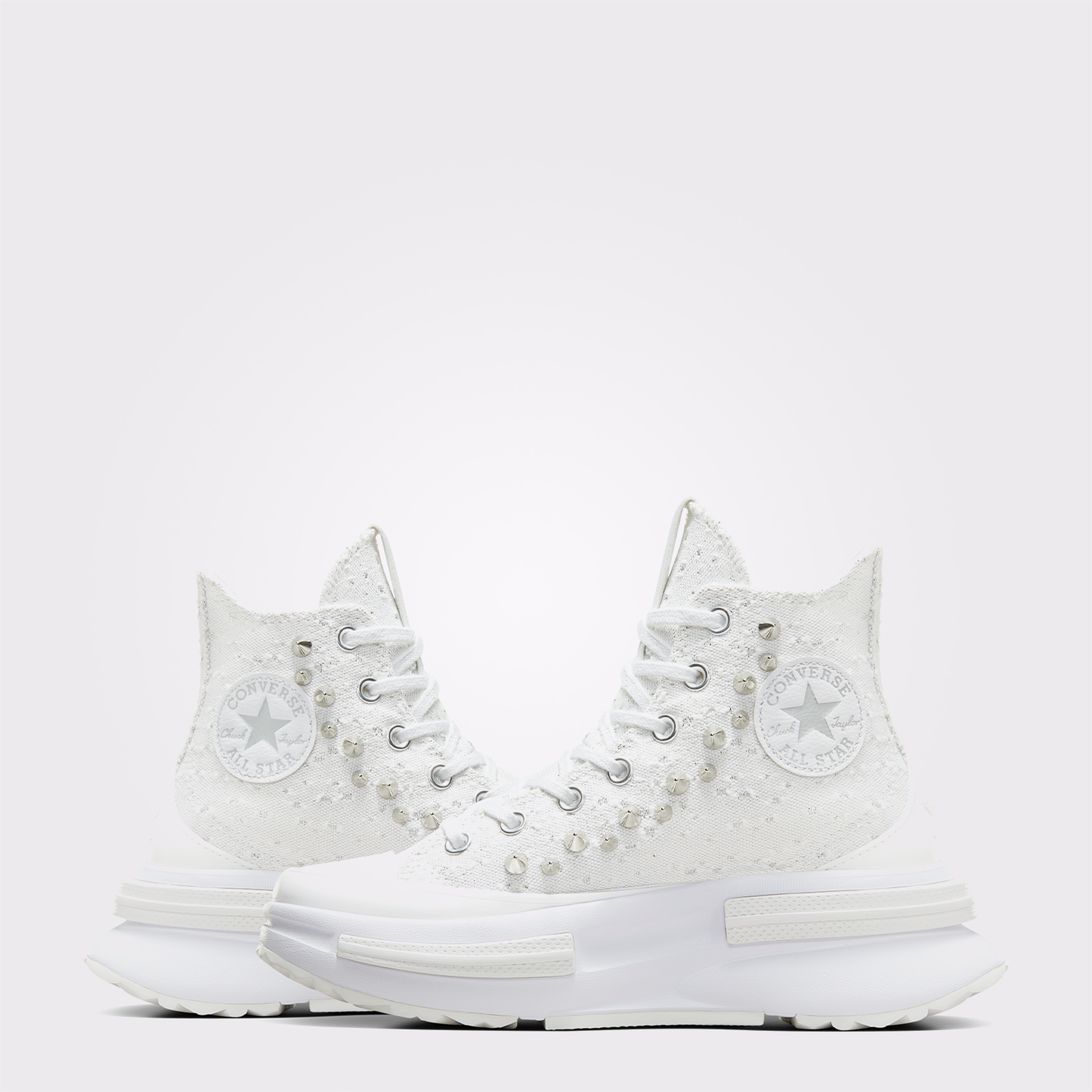 Converse Run Star Legacy CX Platform Studded Kadın Beyaz Sneaker