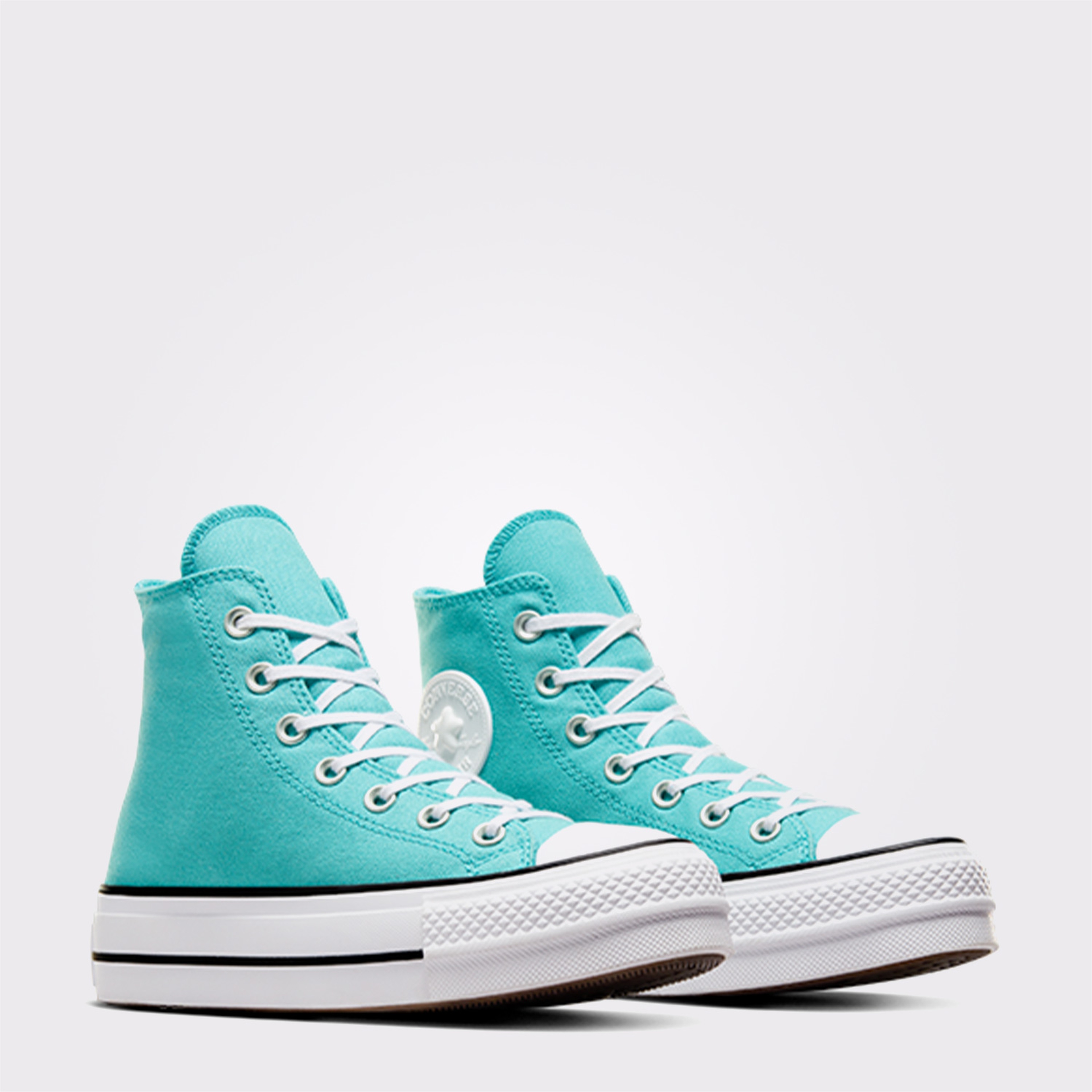 Converse Chuck Taylor All Star Lift Platform Stars Kadın Mavi Sneaker