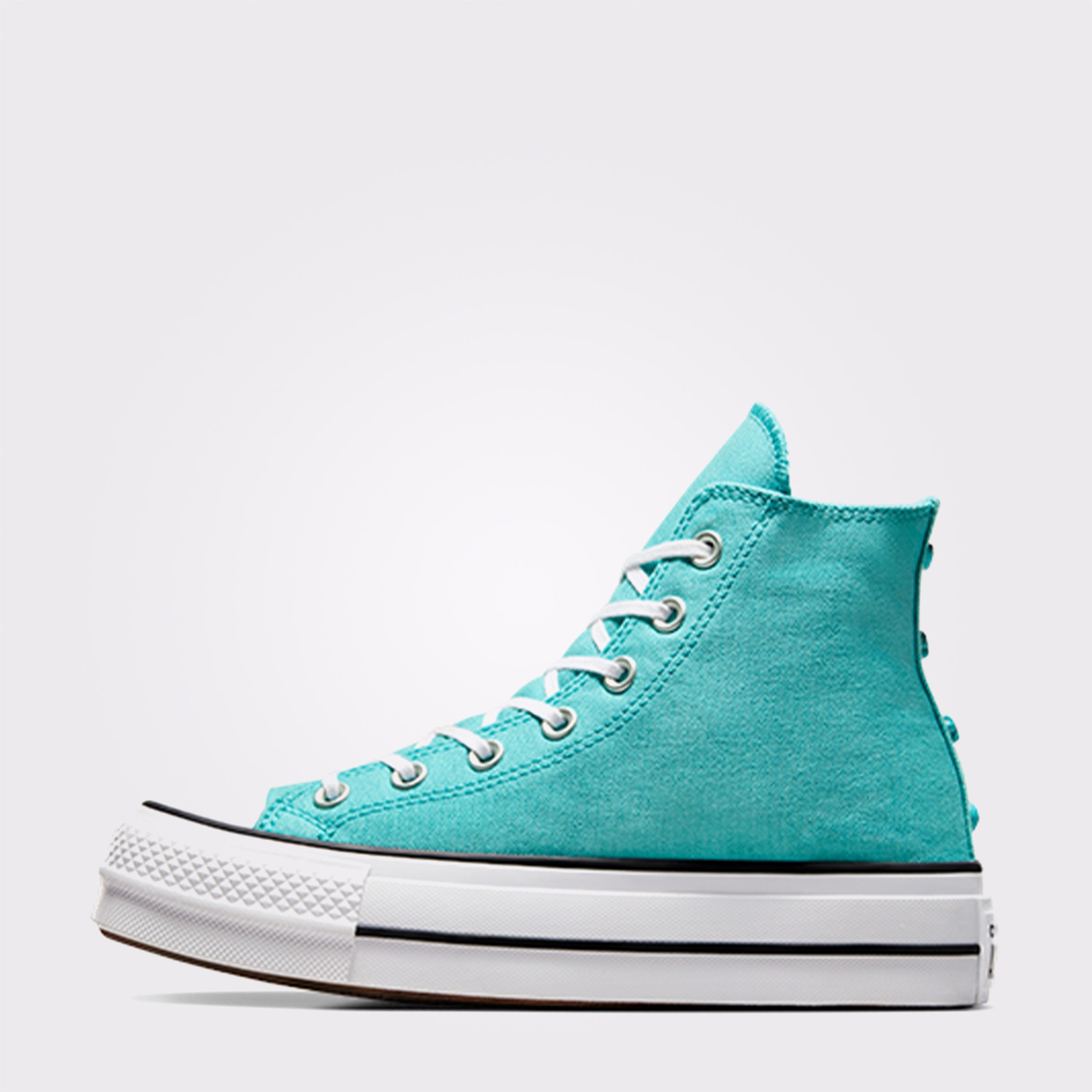 Converse Chuck Taylor All Star Lift Platform Stars Kadın Mavi Sneaker