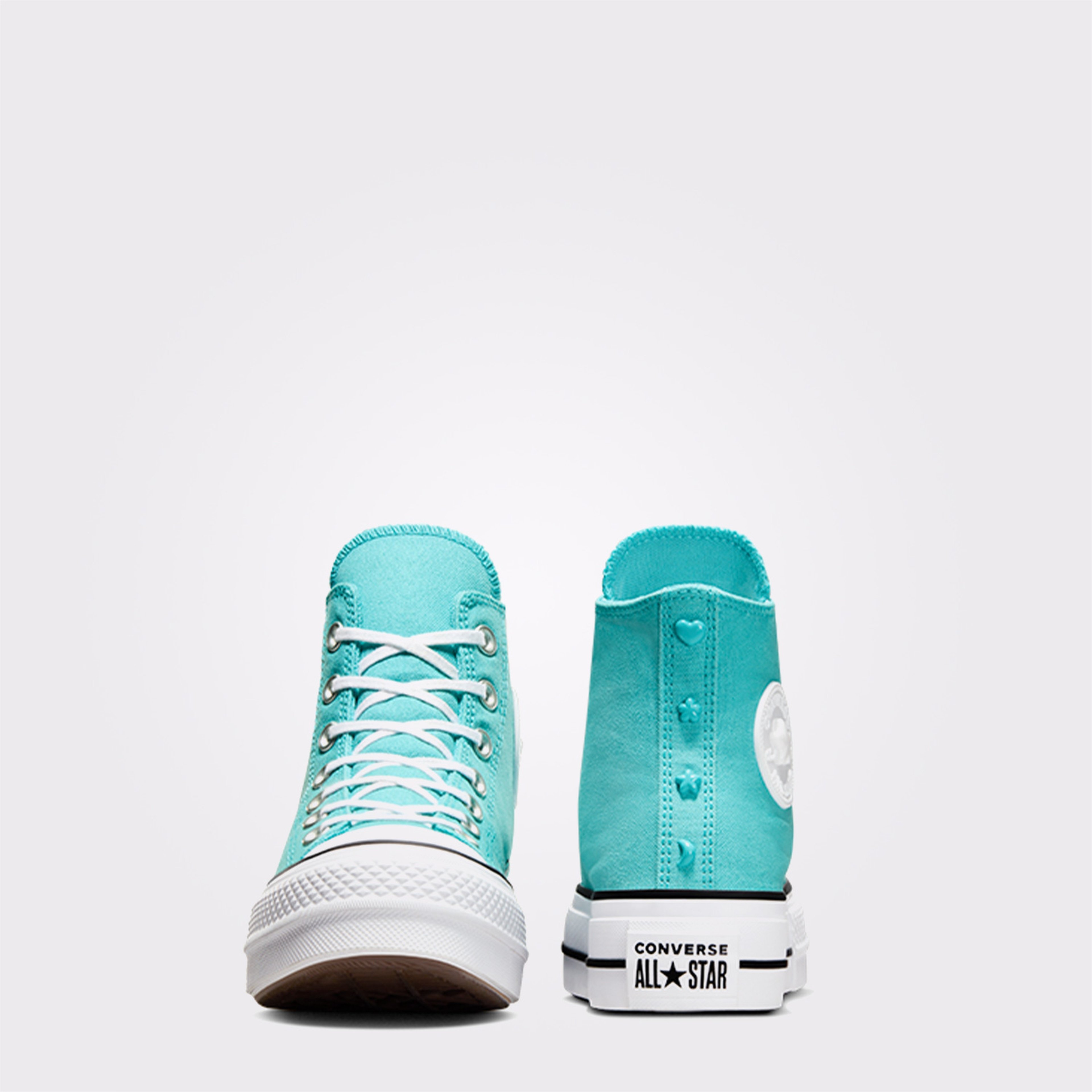 Converse Chuck Taylor All Star Lift Platform Stars Kadın Mavi Sneaker