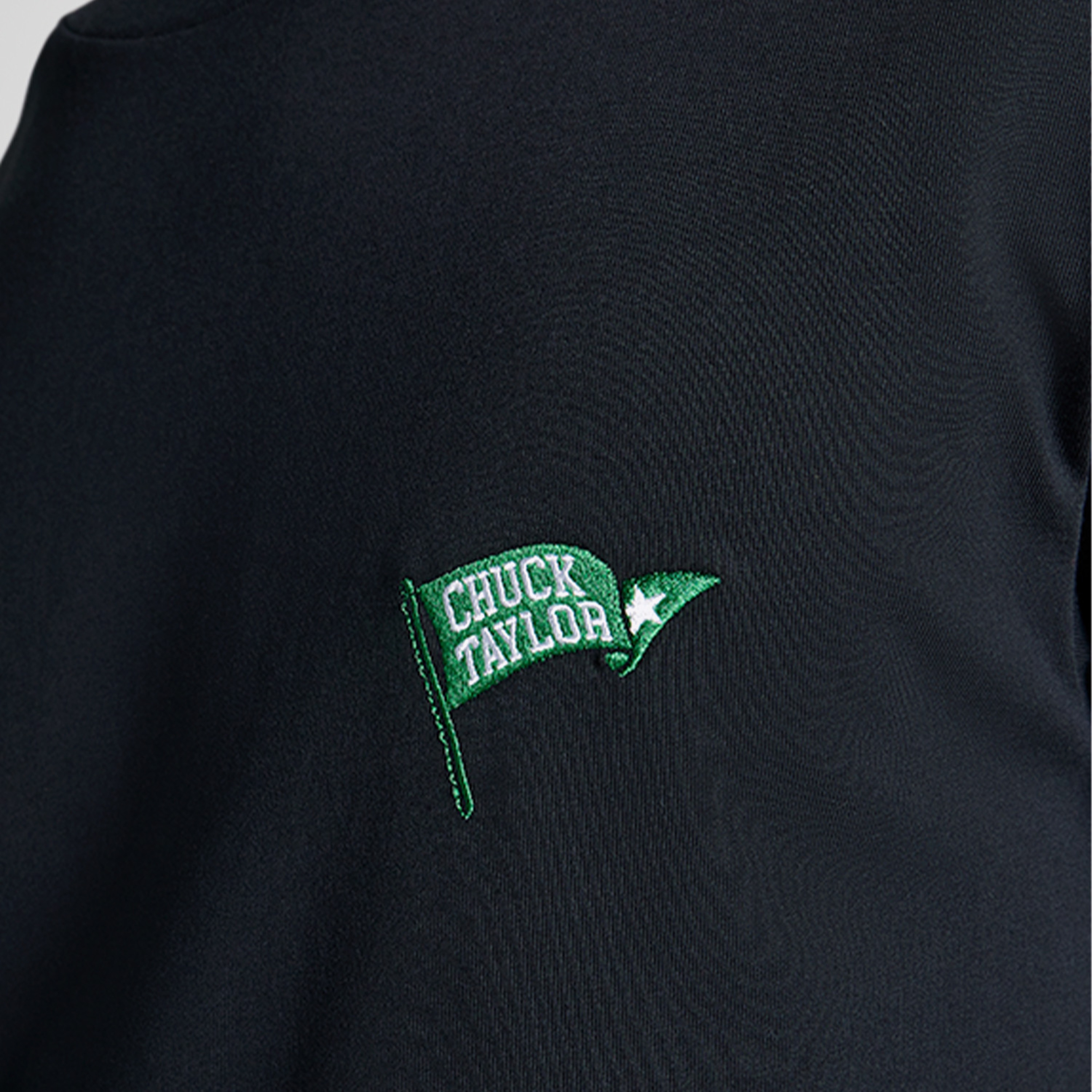 Converse Retro Flag Erkek Siyah T-Shirt