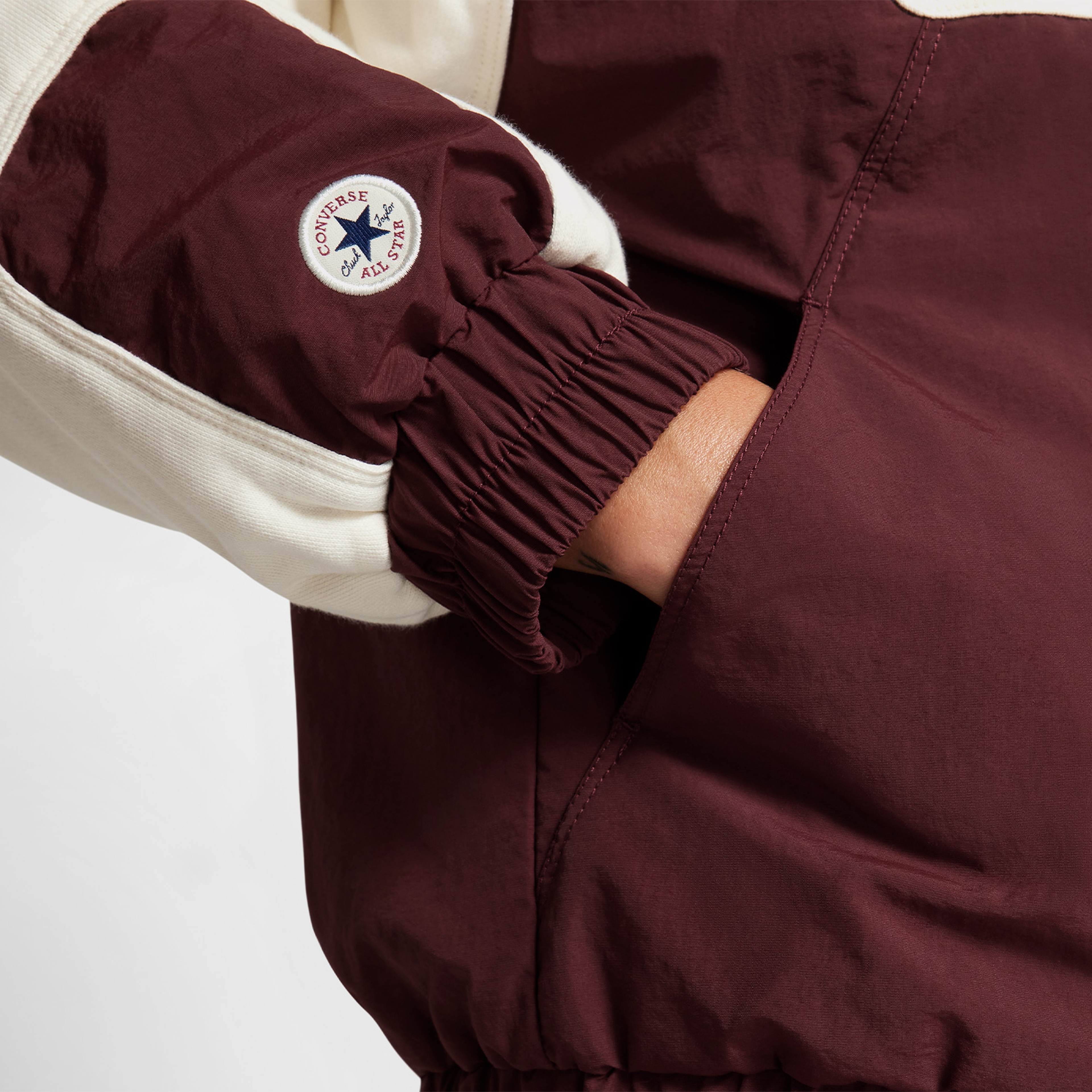 Converse Star Sprinter Padded Kadın Krem Ceket