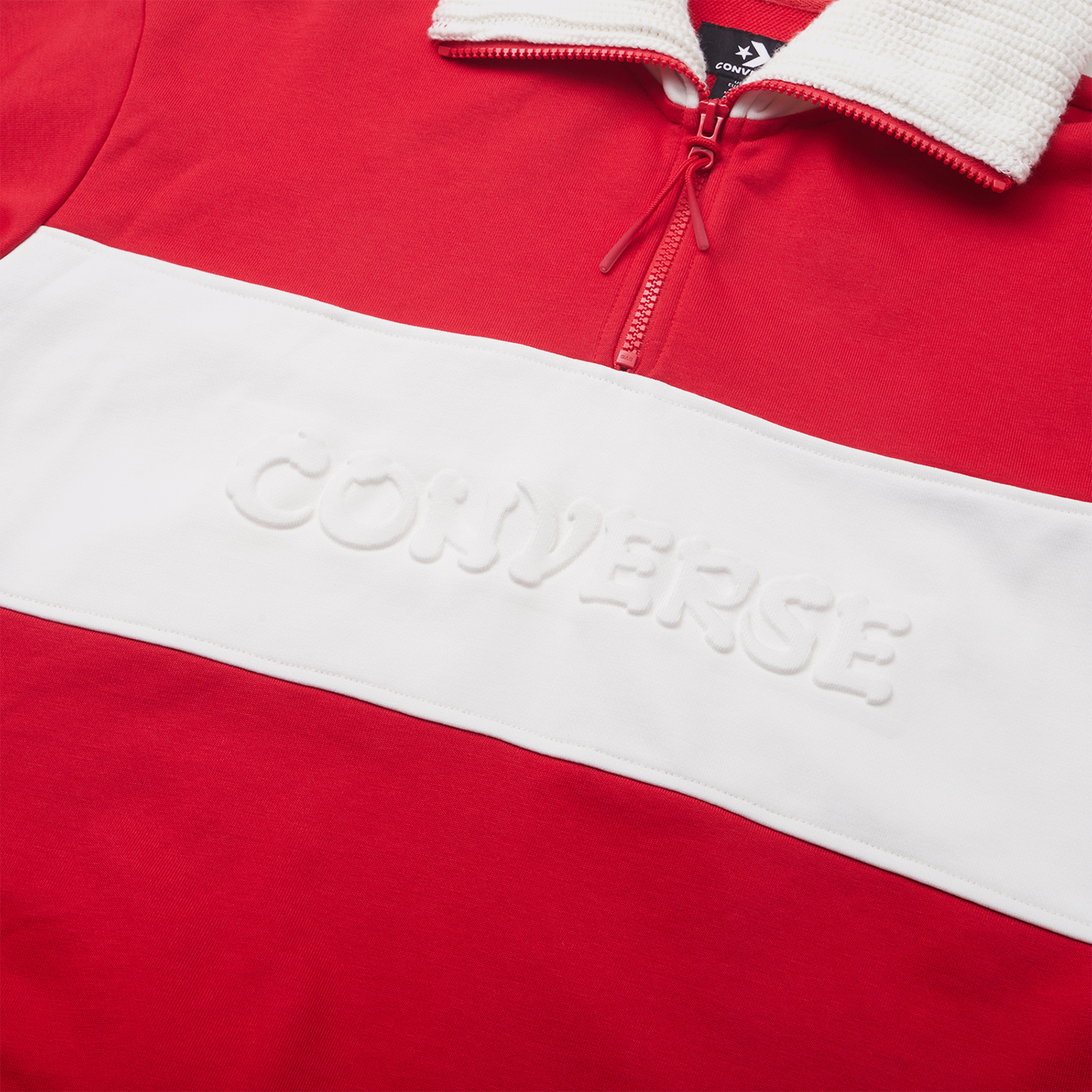 Converse Lunar New Year Half-Zip Crew Kadın Kırmızı Sweatshirt