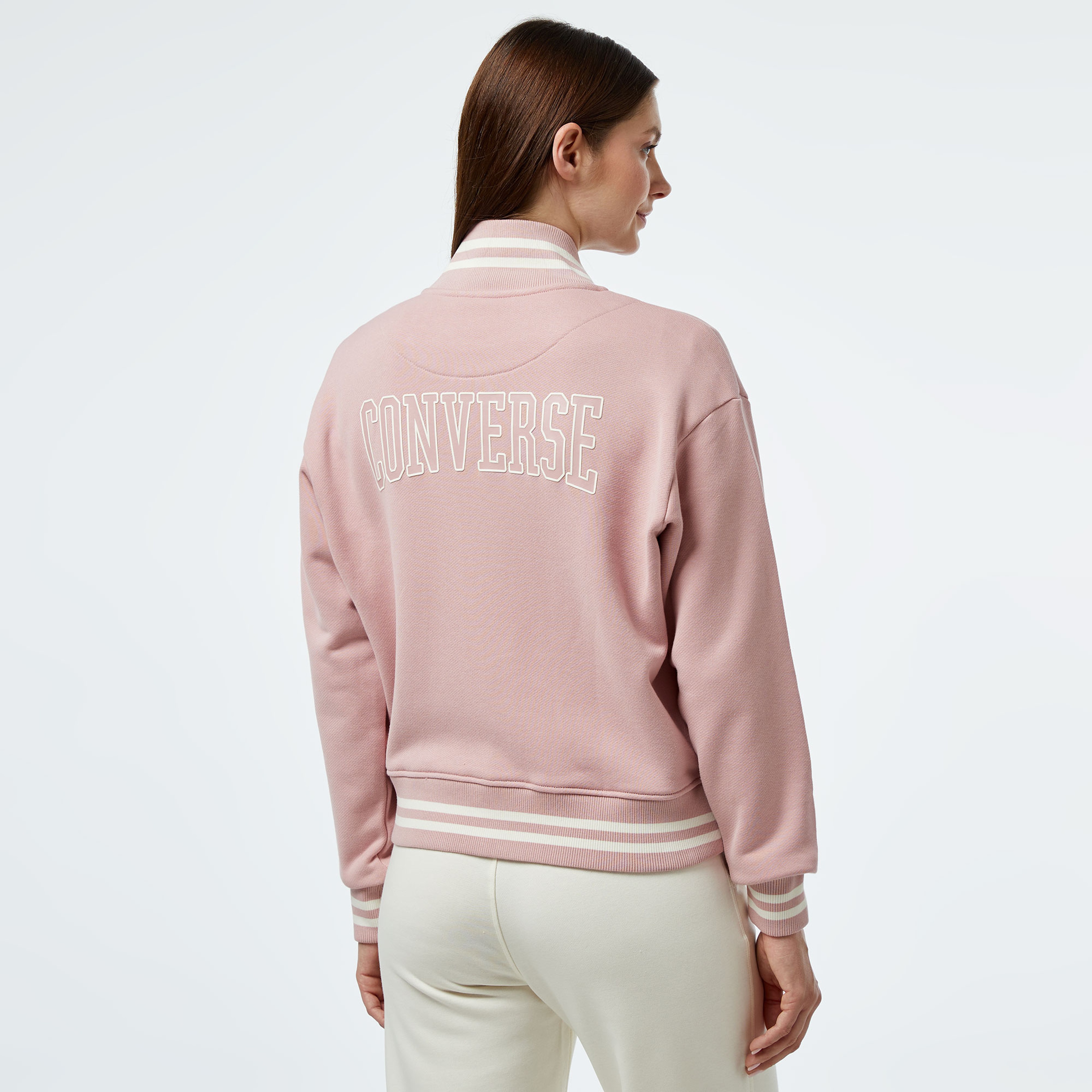 Converse Converse Bomber Kadın Pembe Sweatshirt