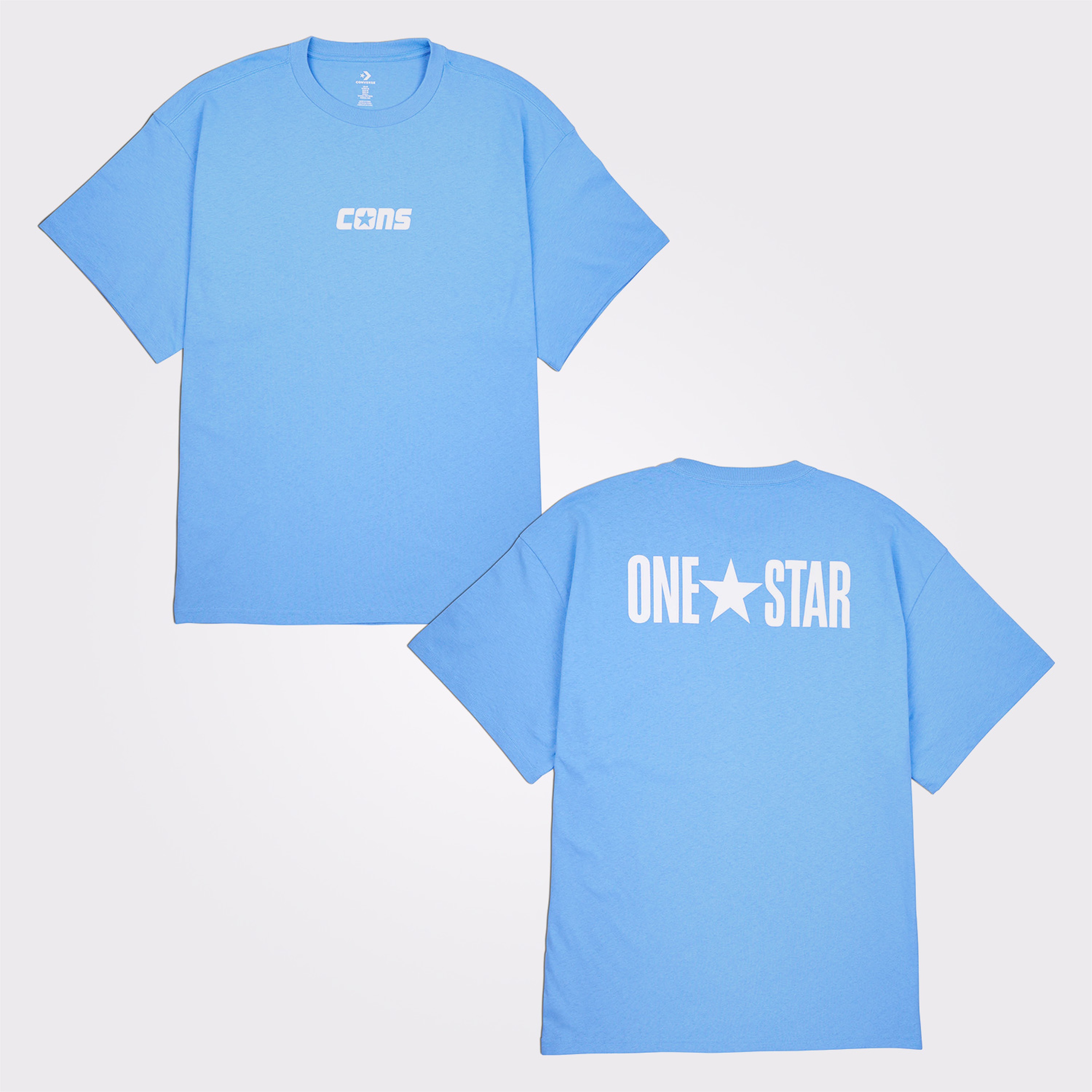 Converse One Star Erkek Mavi T-Shirt