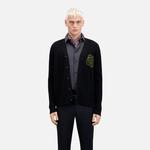 ERKEK BASKILI SİYAH HIRKA