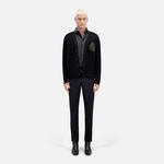 ERKEK BASKILI SİYAH HIRKA