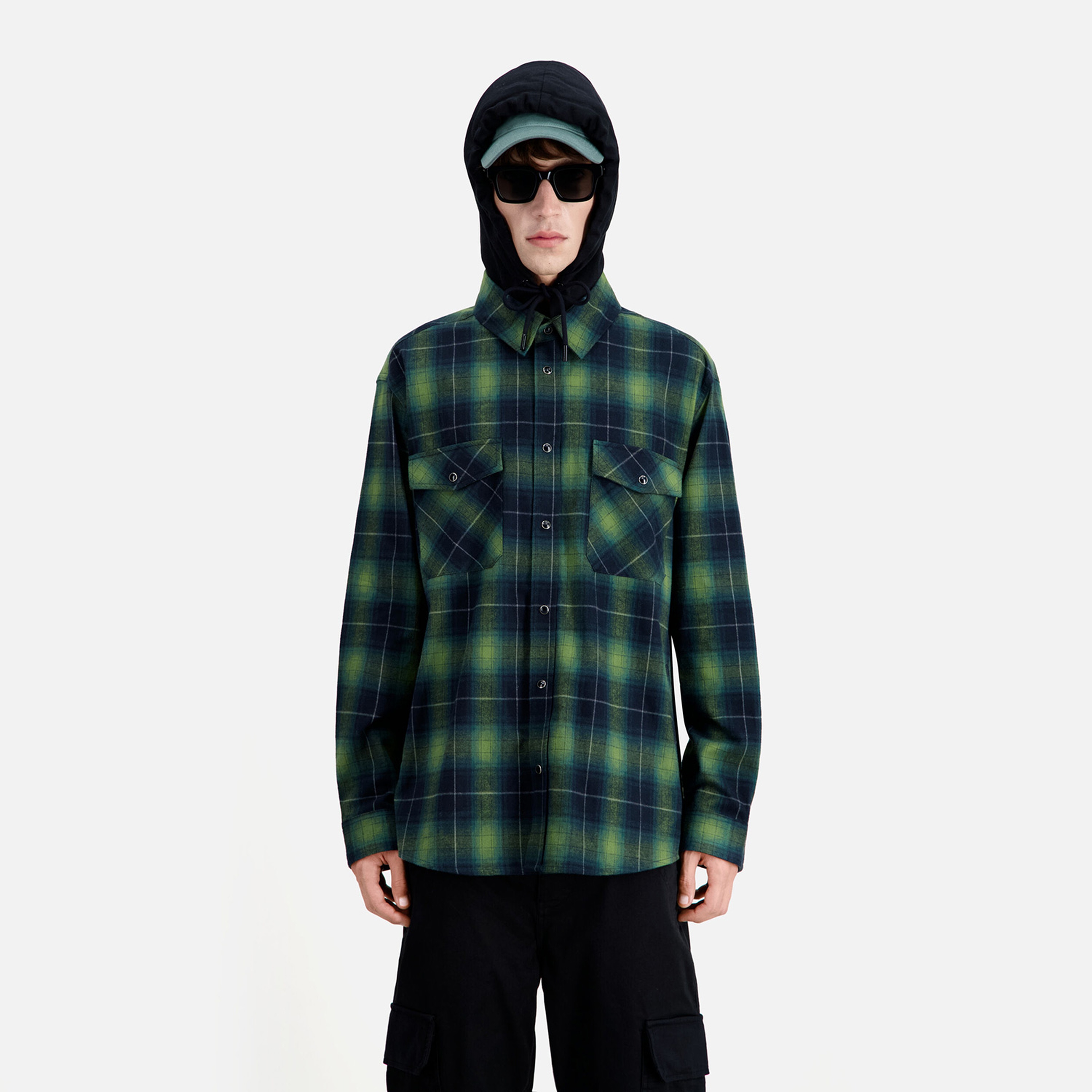 ERKEK EKOSE YEŞİL GÖMLEK