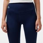 Kadın Slim Fit Baskılı Lacivert Tayt