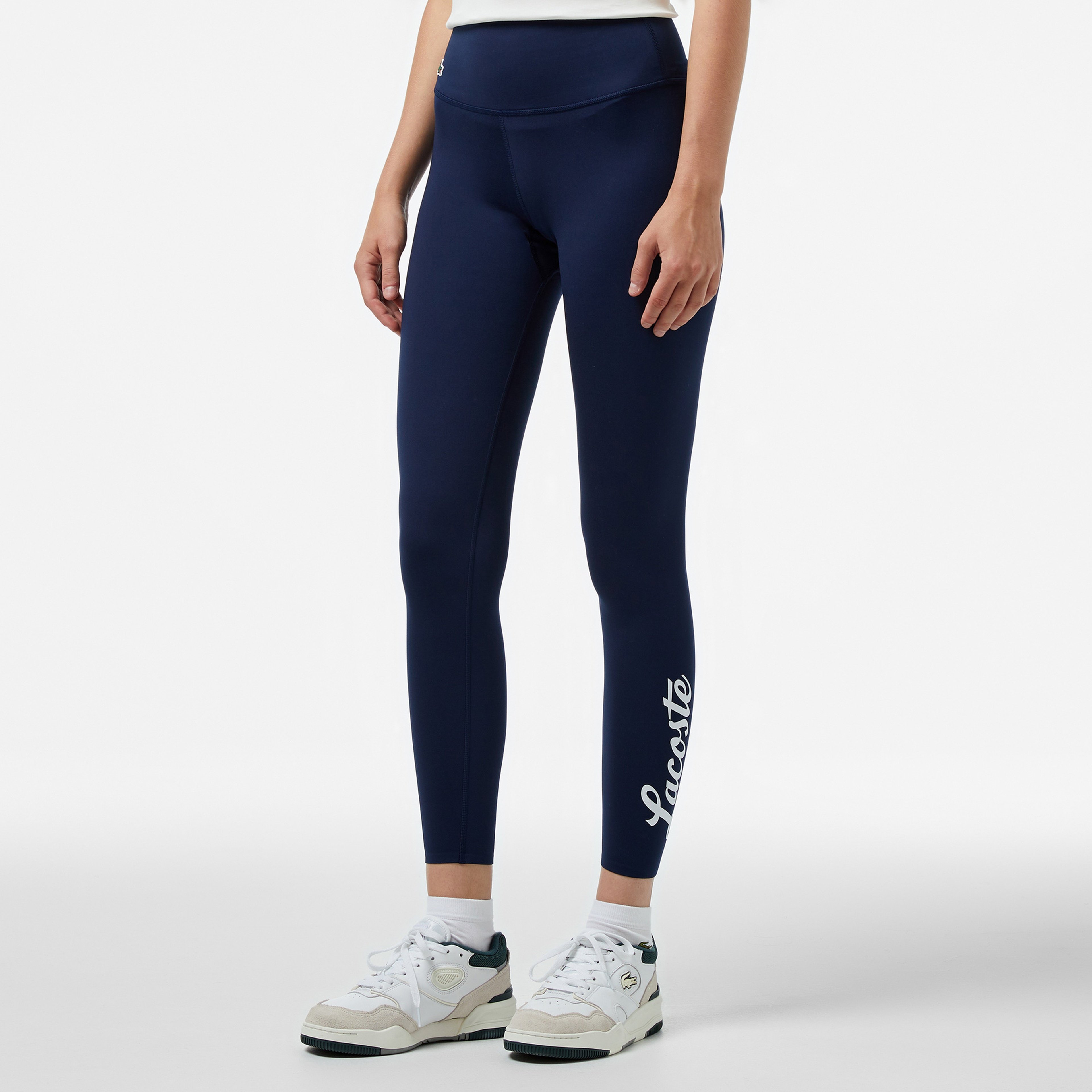 Kadın Slim Fit Baskılı Lacivert Tayt